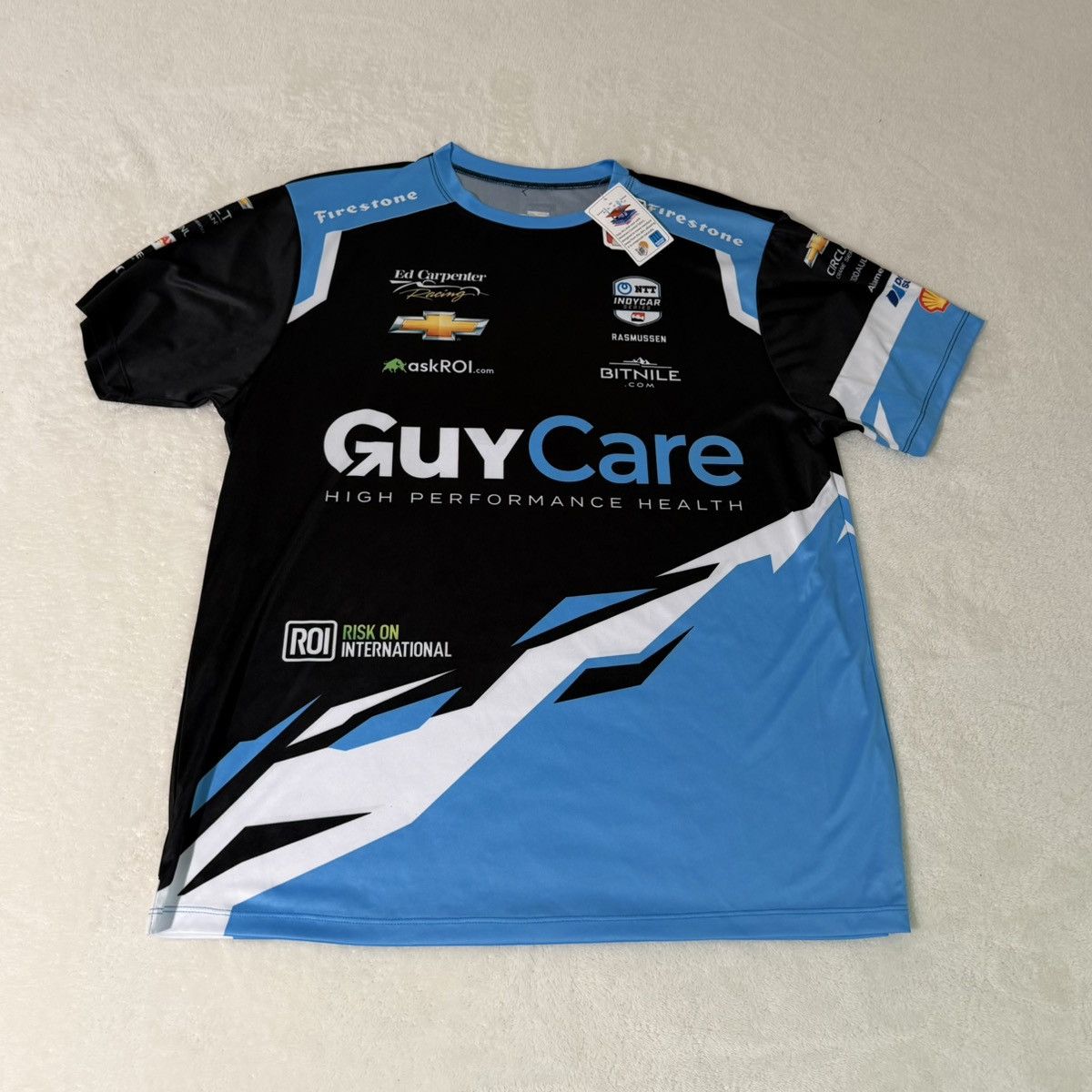 NASCAR NWT Indycar Racing Jersey Size US XL / EU 56 / 4 - 1 Thumbnail