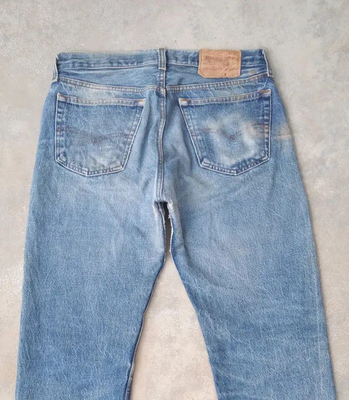Levi's 80s Vintage Levis 501 Made In USA Distressed Jeans 31x30 Size US 31 - 5 Thumbnail