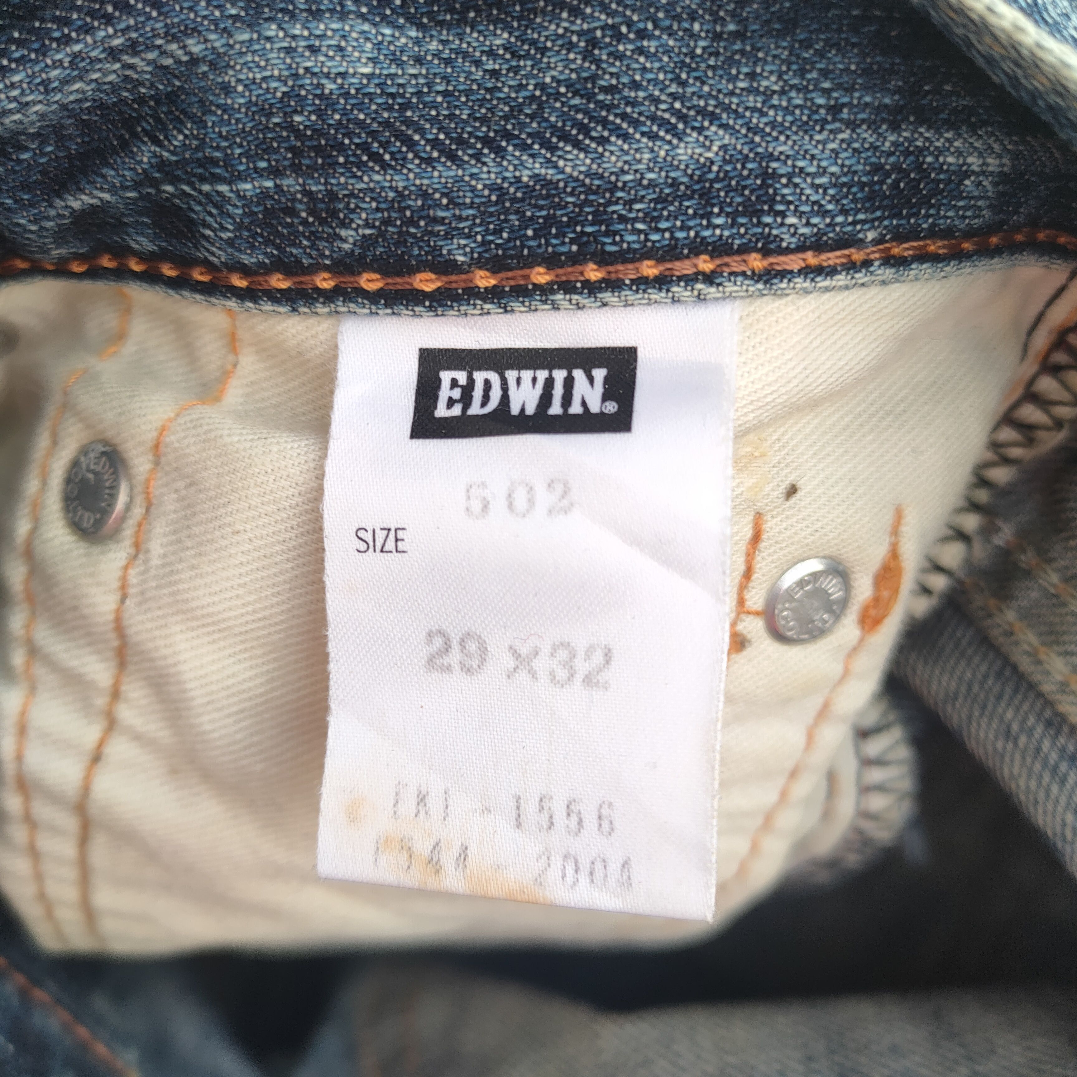Edwin W31 vintage Edwin Distressed faded jeans denim pants Size US 31 - 13 Thumbnail