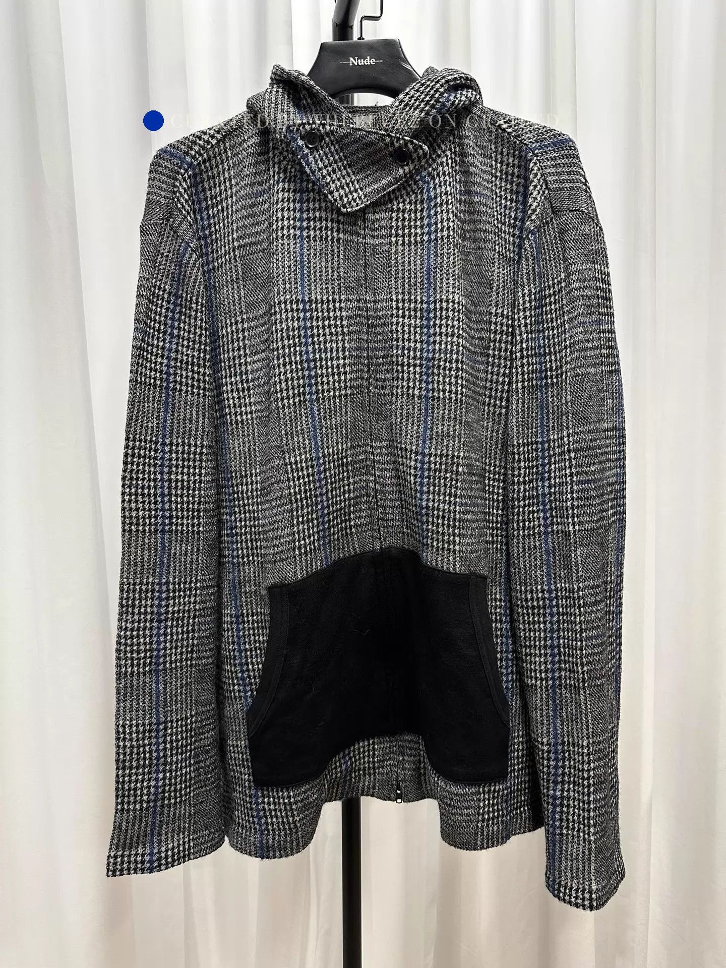 Yohji Yamamoto Multi Check Hooded Jacket Size US L / EU 52-54 / 3 - 1 Thumbnail