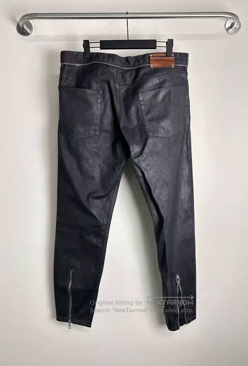 Dries Van Noten Dries Van Noten Waxed Coated Jeans Size US 34 / EU 50 - 2 Thumbnail