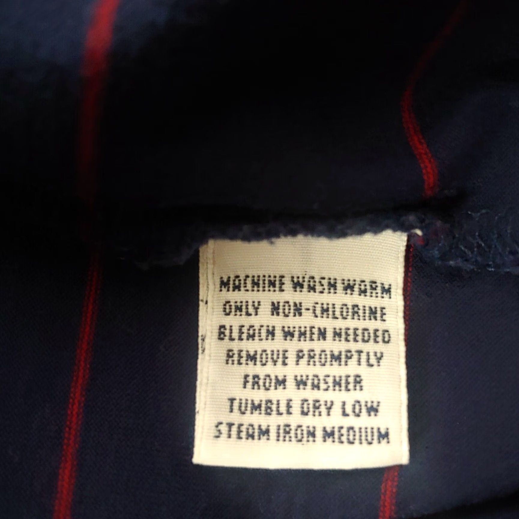 Ralph Lauren VINTAGE Ralph Lauren Polo Golf Shirt Large Long Sleeve Striped Blue Maroon Hidden Creek Mens Size US L / EU 52-54 / 3 - 6 Thumbnail
