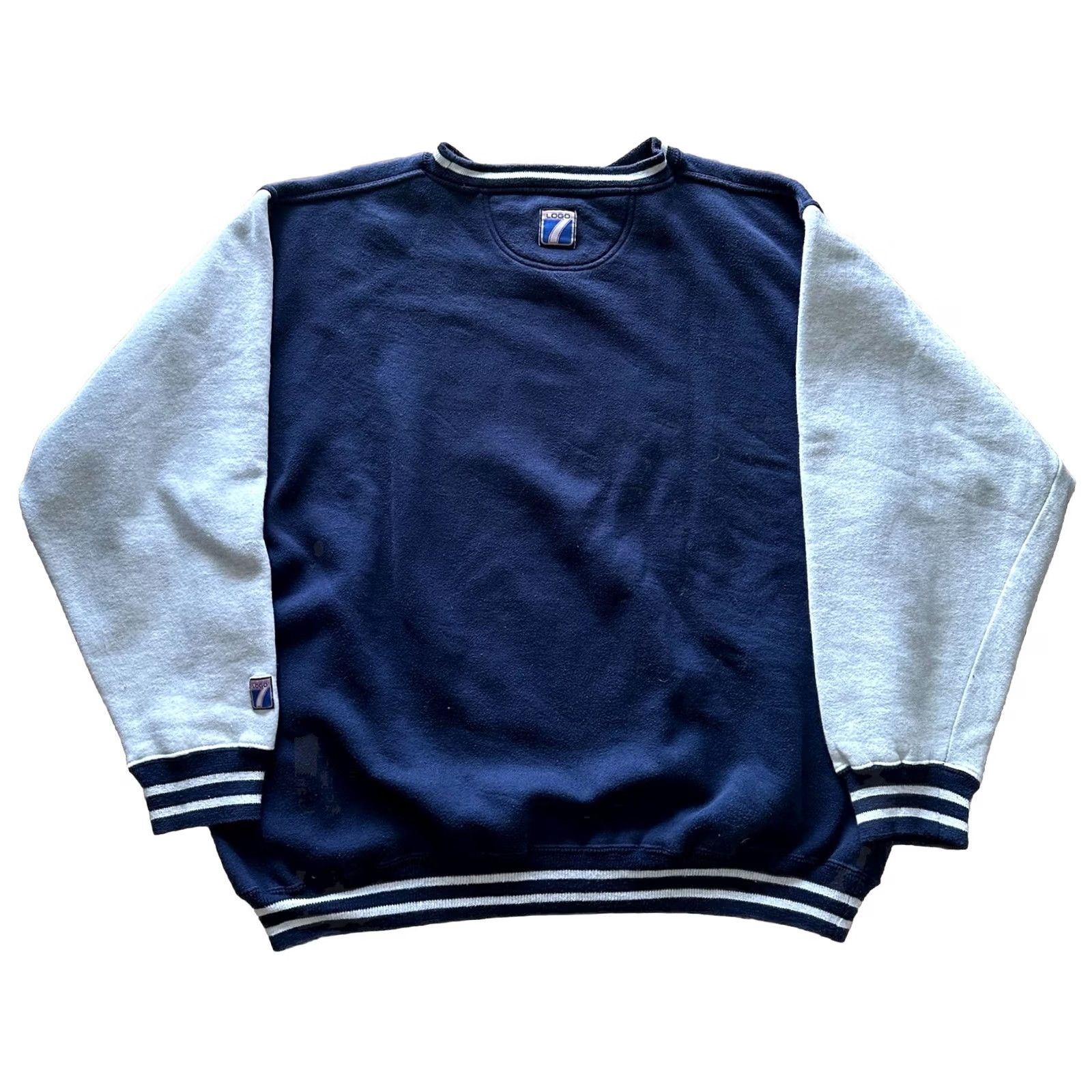 Logo 7 VINTAGE Logo 7 Sweatshirt Mens Size L Blue Gray 1995 Super bowl XXIX Embroidered Size US L / EU 52-54 / 3 - 6 Thumbnail