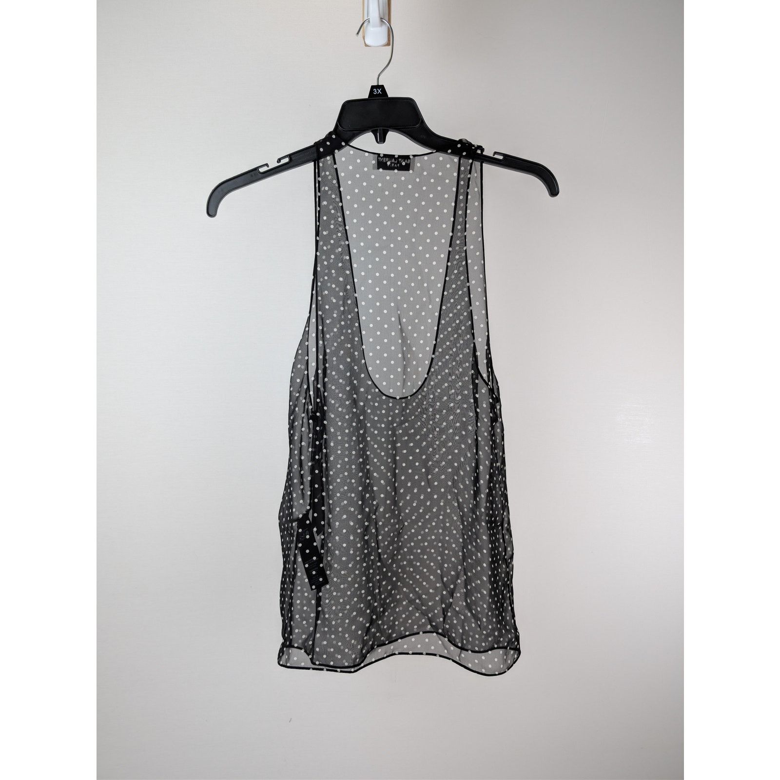 Saint Laurent Paris o1rshd1 Tank Tops / Moussseline Petit Pois in Noir Size US M / EU 48-50 / 2 - 14 Thumbnail