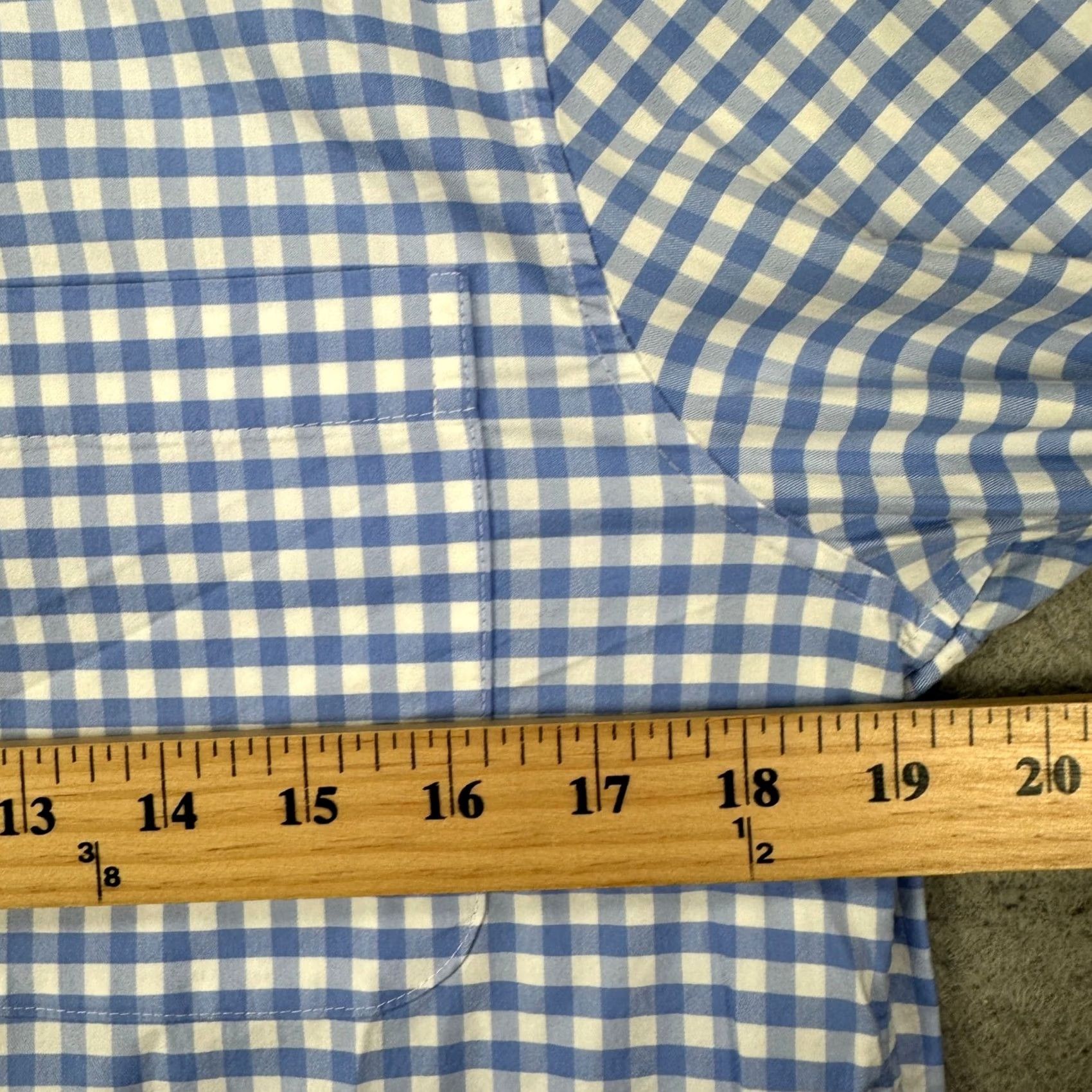Vineyard Vines Vineyard Vines Button-Up Shirt Mens Small Blue Gingham Check Performance OTG Casual Workwear Shorts? Size US S / EU 44-46 / 1 - 7 Thumbnail