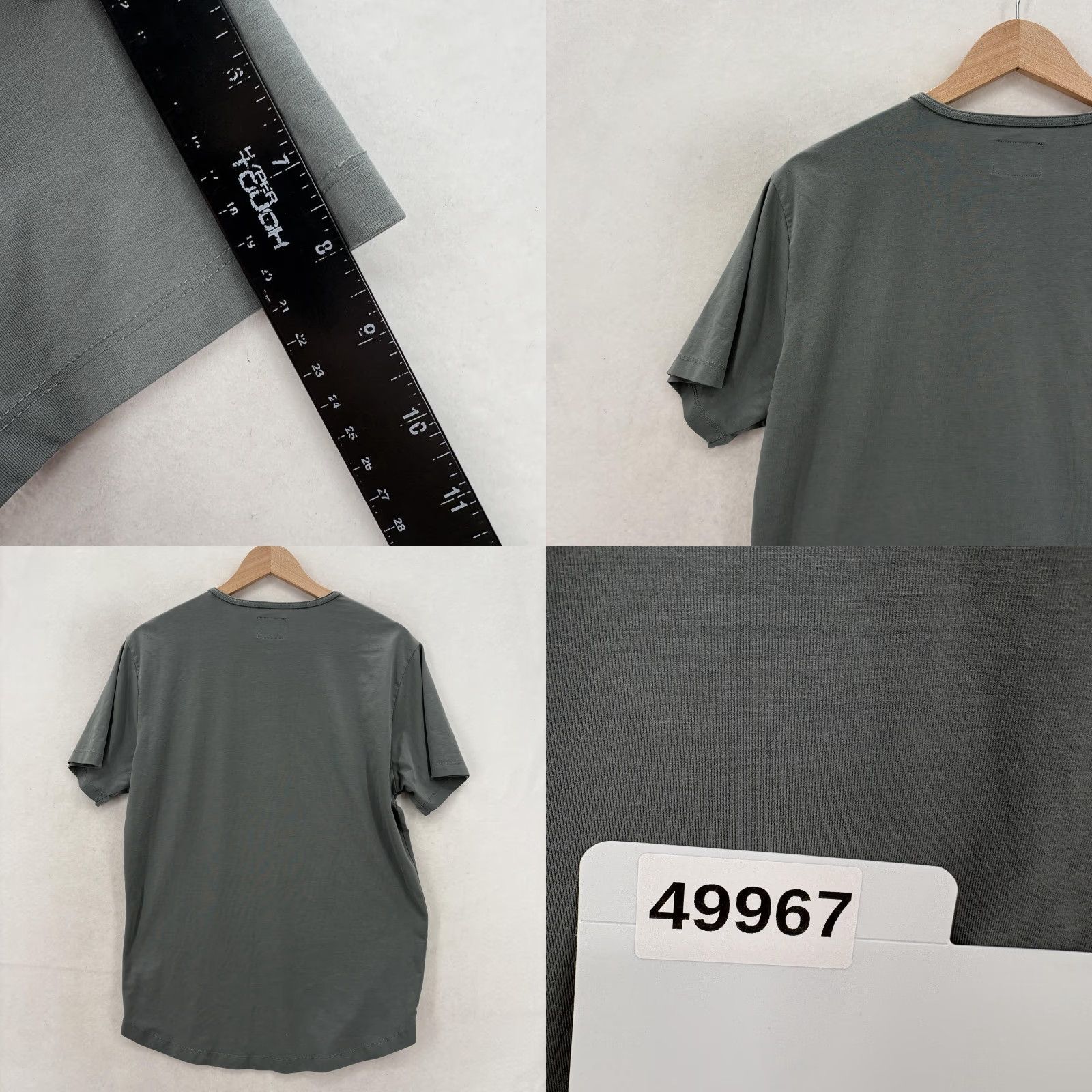 Cuts Cuts Shirt Mens Large Gray Curve Hem Pyca Pro Stretch Crewneck Tee Casual Gym Size US L / EU 52-54 / 3 - 8 Thumbnail