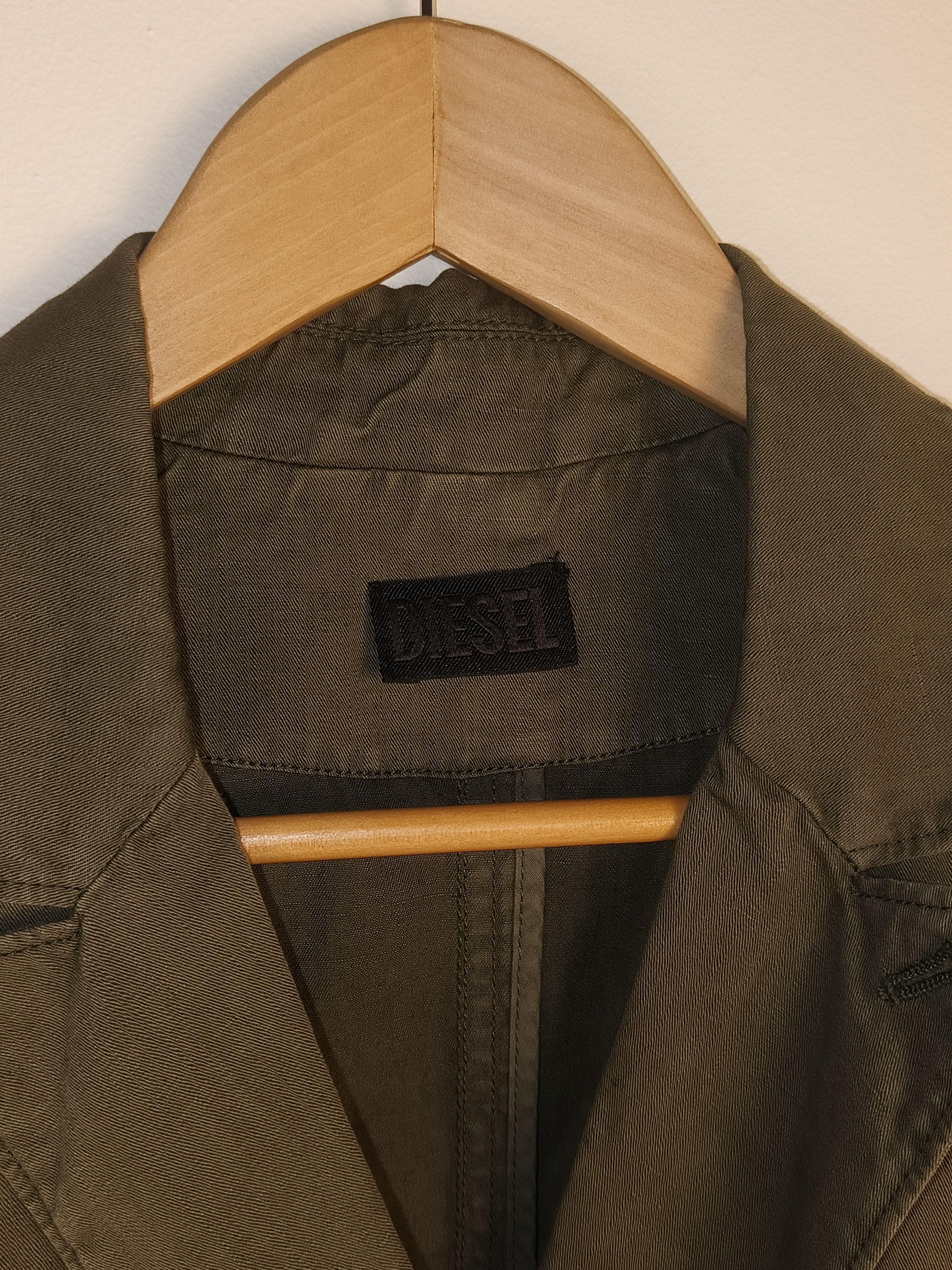 Diesel Diesel Army Inspired Cotton Linen Button Jacket Size M / US 6-8 / IT 42-44 - 2 Thumbnail