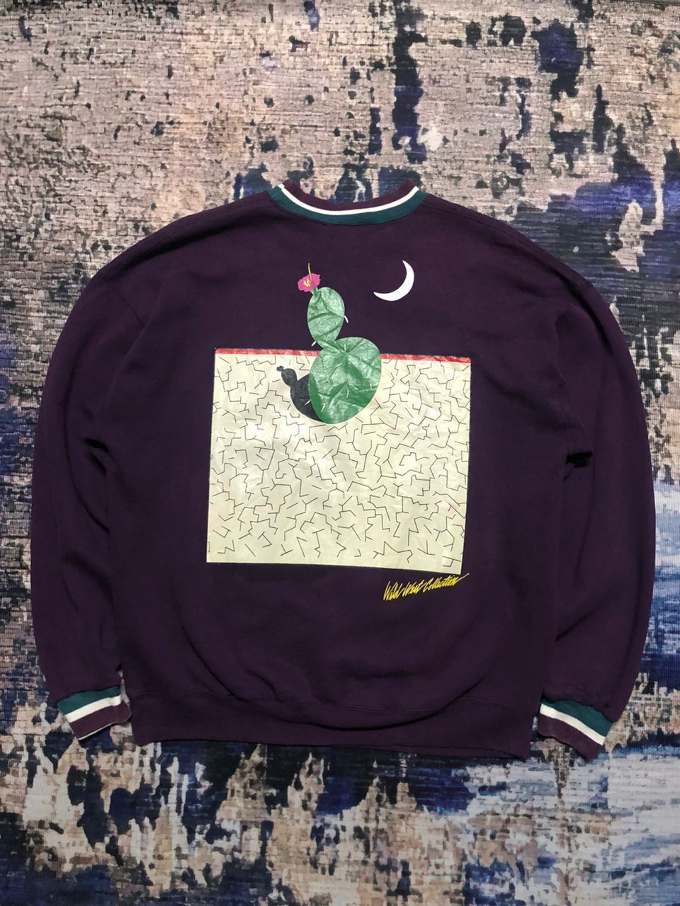Marlboro Extremely Rare Vintage Marlboro Cactus Print Sweatshirt Size US L / EU 52-54 / 3 - 1 Thumbnail