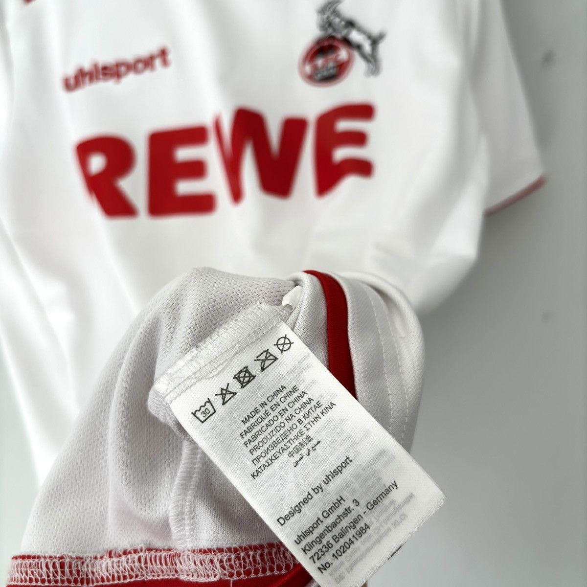 Vintage 2019 2020 Köln Koln Germany Uhlsport Home Kit Soccer Jersey Size US M / EU 48-50 / 2 - 7 Thumbnail
