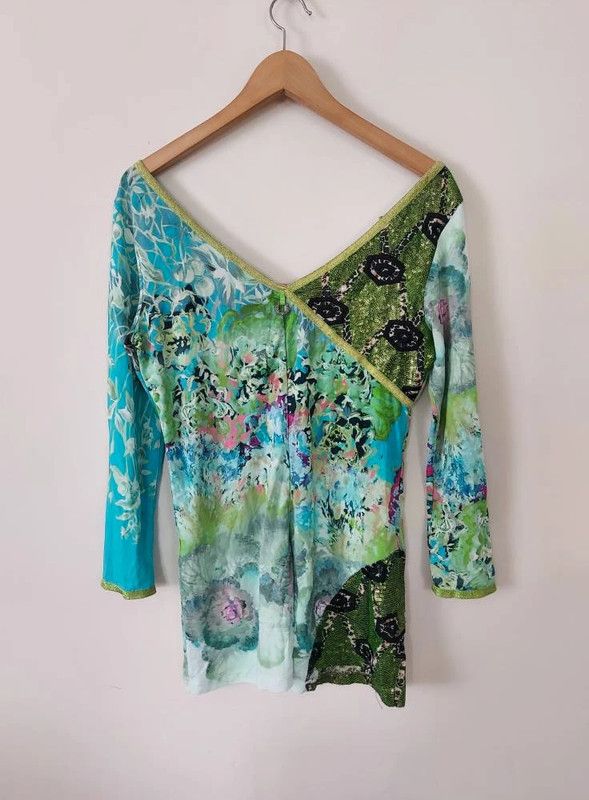 Vintage Save The Queen 3/4 sleeves top L Size L / US 10 / IT 46 - 8 Thumbnail