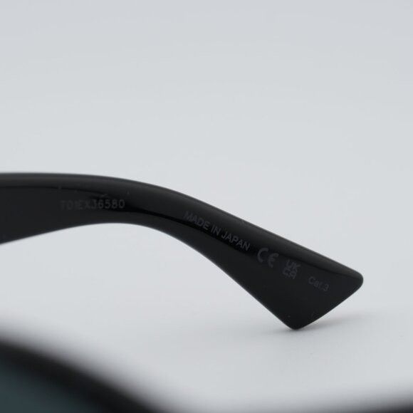 Saint Laurent Paris Saint Laurent SL 798 MAXIME 001 Sunglasses Black Oval Frame Size ONE SIZE - 9 Thumbnail