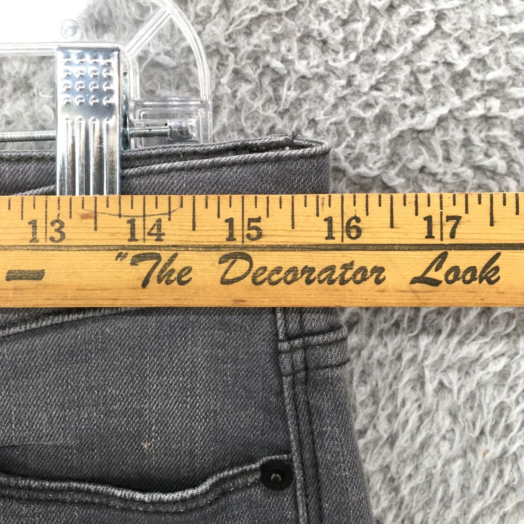 Banana Republic Banana Republic Skinny Fit Jeans Women 29/8 Gray Mid Rise Zip Fly Denim 5-Pocket Size 29" - 5 Thumbnail