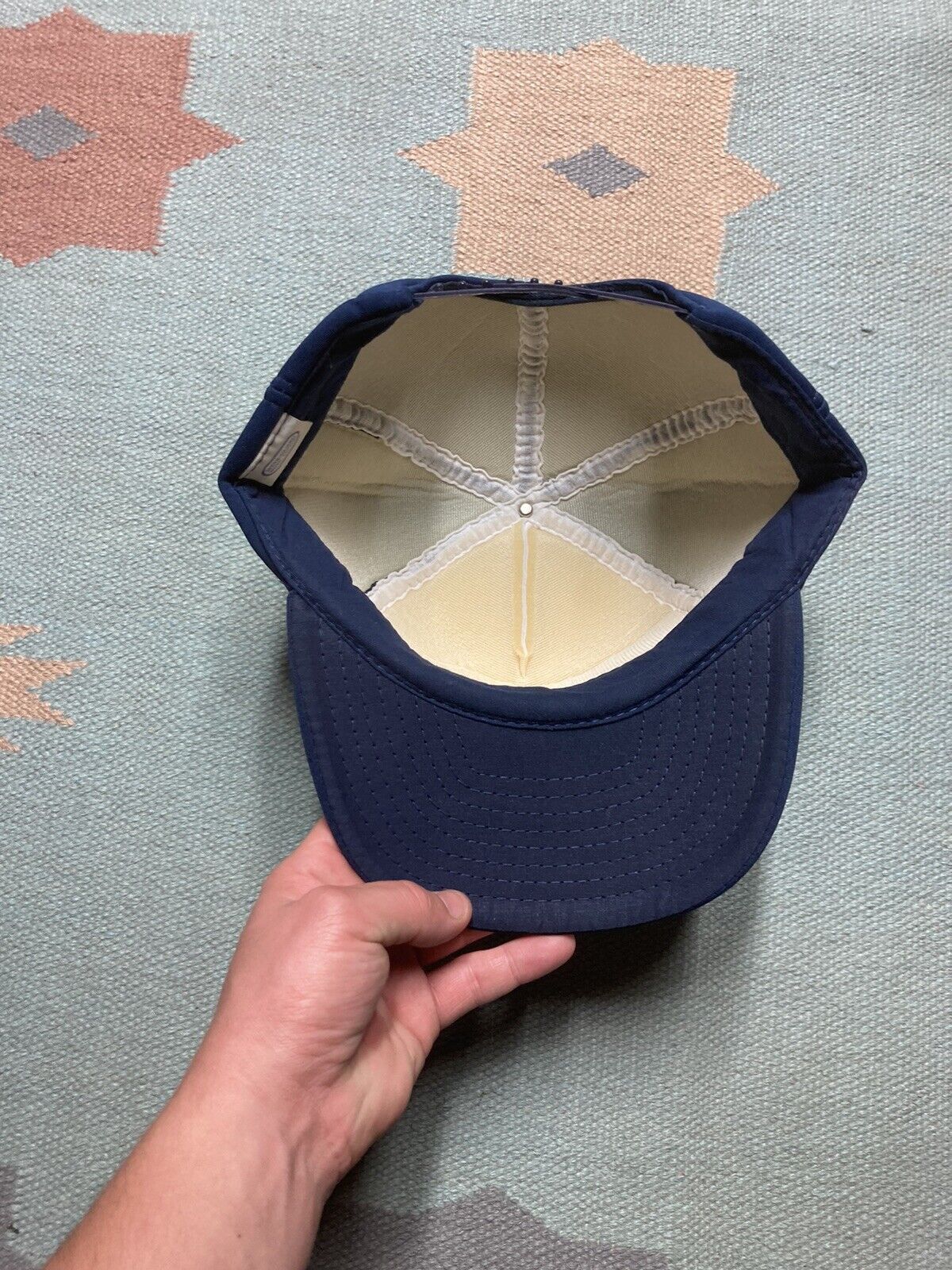 Vintage VTG SnapBack hat universal weatherstrip company since 1923 Size ONE SIZE - 5 Thumbnail