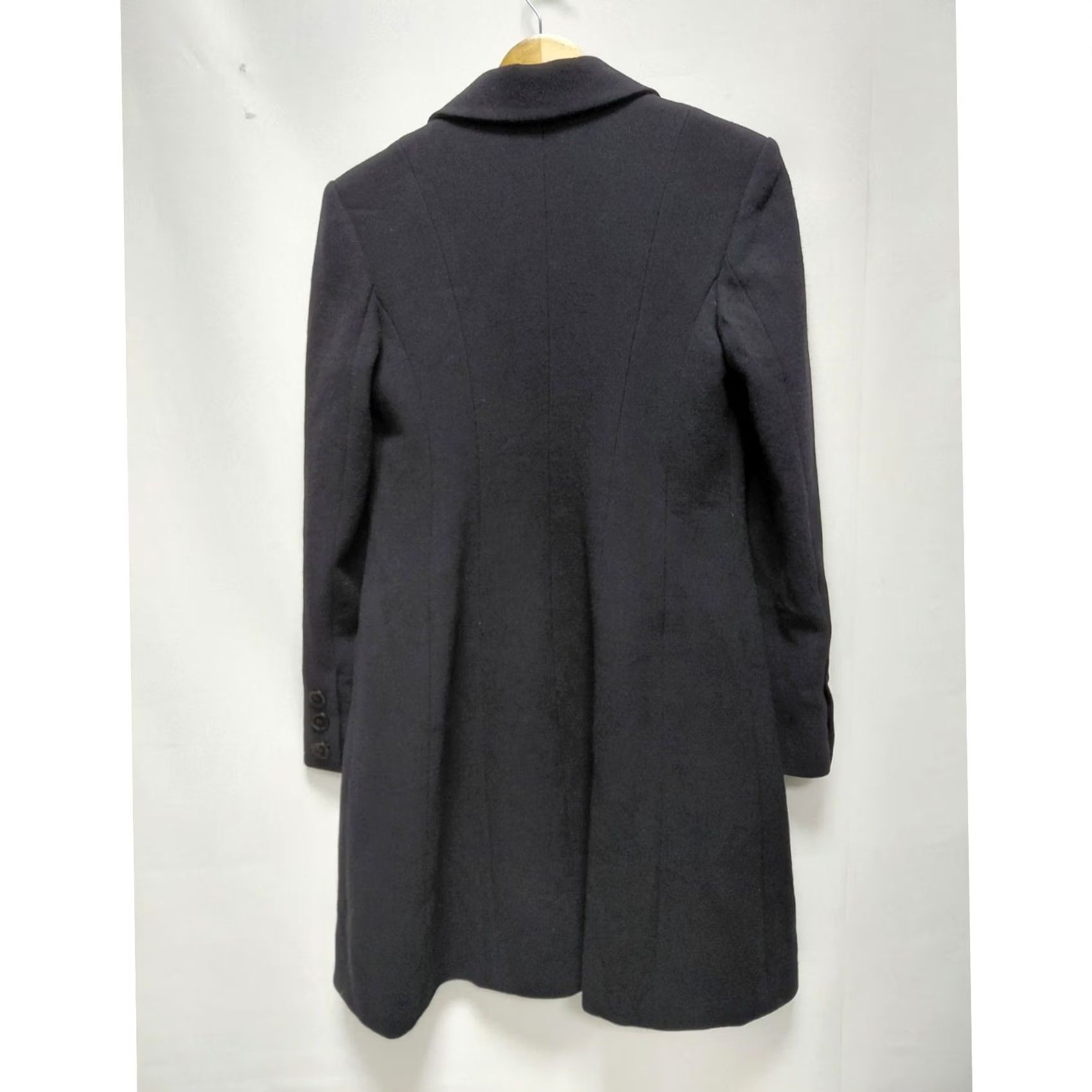 Vintage BAYA PARIS Coat Womens 30 Black Button Solid Long Sleeve Size Size 4XL / US 24-26 - 2 Thumbnail