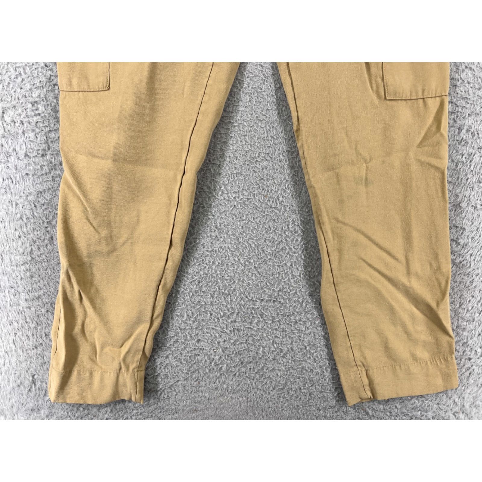 Vintage A New Day Pants Womens 4 Beige Khaki Cargo Rayon Polyester Blend 26x27 READ Size 27" / US 4 / IT 40 - 5 Thumbnail