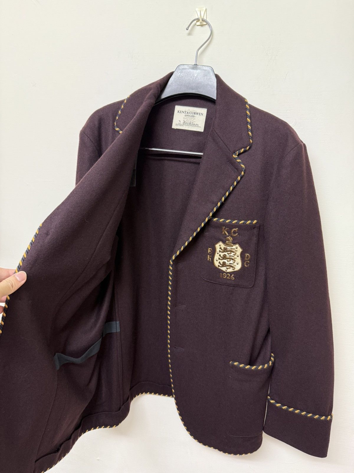 Kent & Curwen KENT & CURWEN Three Lions wool Coat Size 48R - 5 Thumbnail