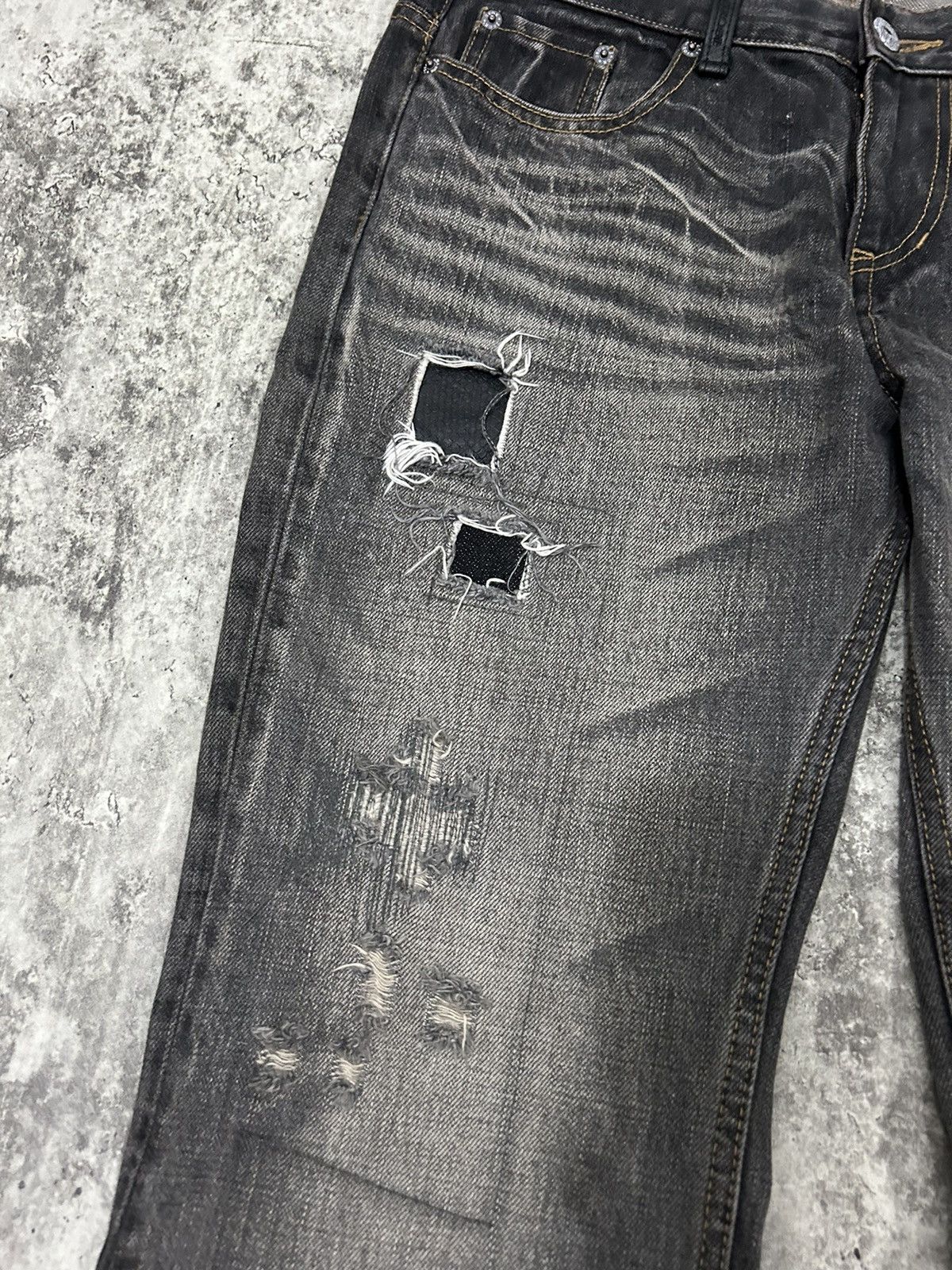 If Six Was Nine Jackrose Number Nine Tornado Mart style Denim Size US 33 - 6 Thumbnail