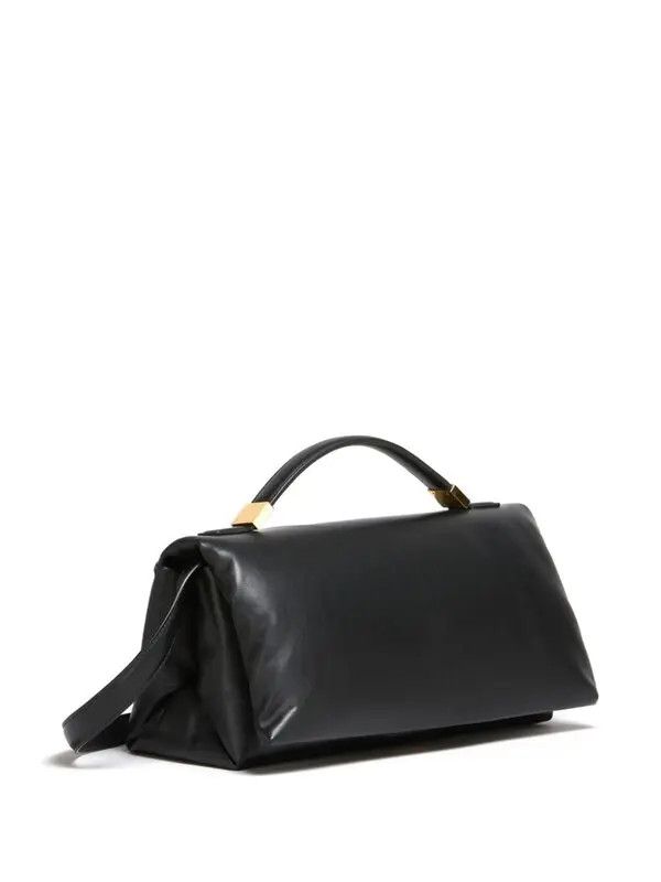 Marni oc11z0525 Size: OS/Prisma Leather Top Handle Bag in Black Size ONE SIZE - 3 Thumbnail