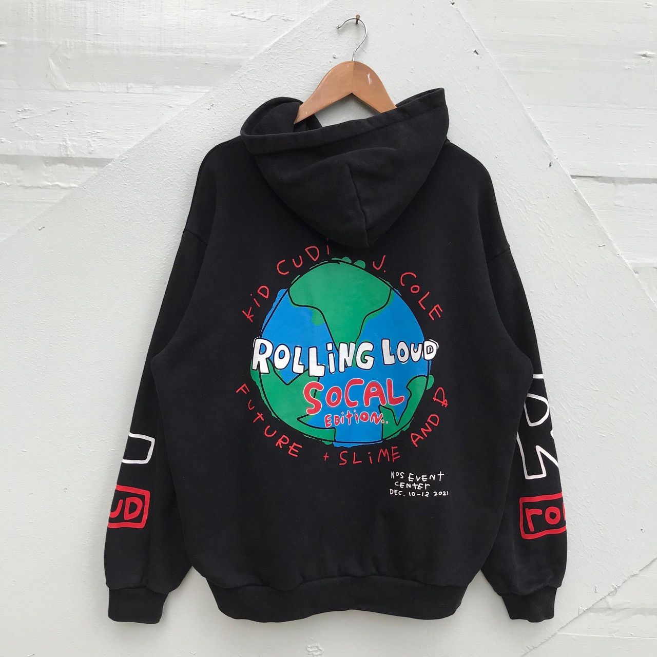Kid Cudi Kids Cudi, Rolling Loud,Future,J. Cole,Slime & B Hoodie Size US XL / EU 56 / 4 - 1 Thumbnail