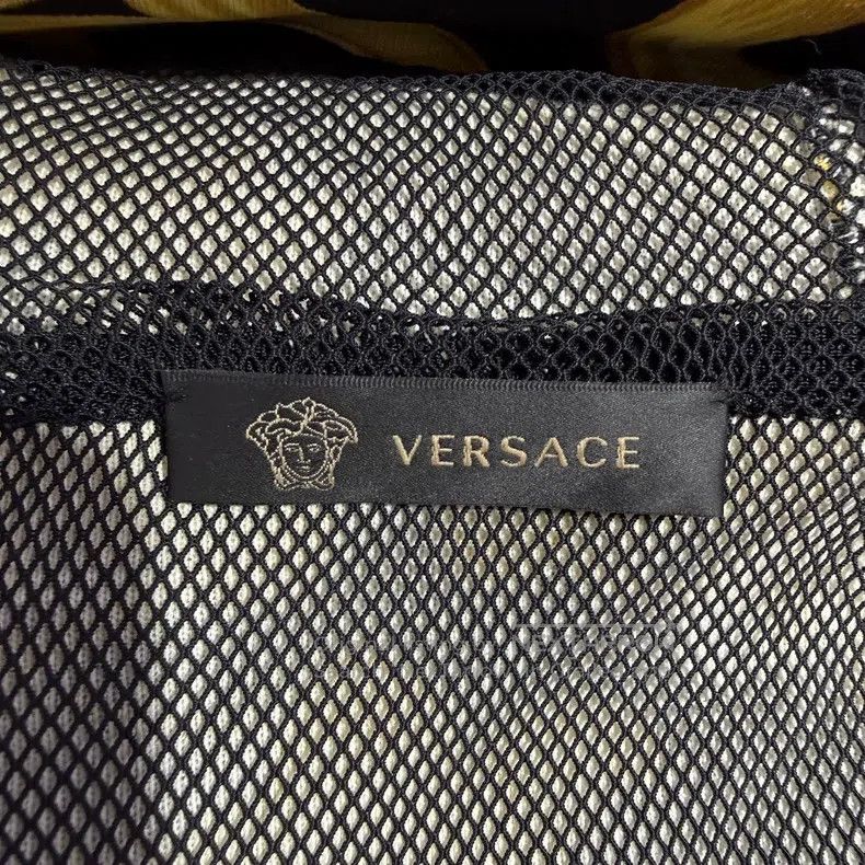 Versace Versace Black gold baroque coat Size US XL / EU 56 / 4 - 4 Thumbnail