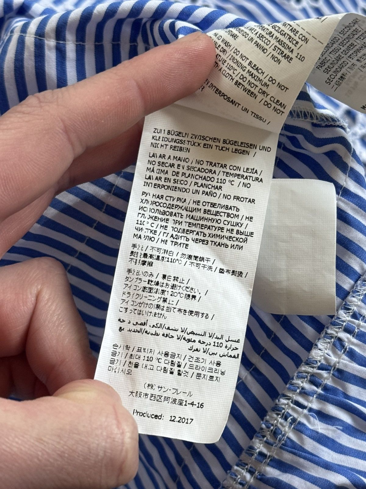 Ermanno Scervino Ermanno Scervino S/size striped dress 👗 blue short sleeve Size S / US 4 / IT 40 - 8 Thumbnail