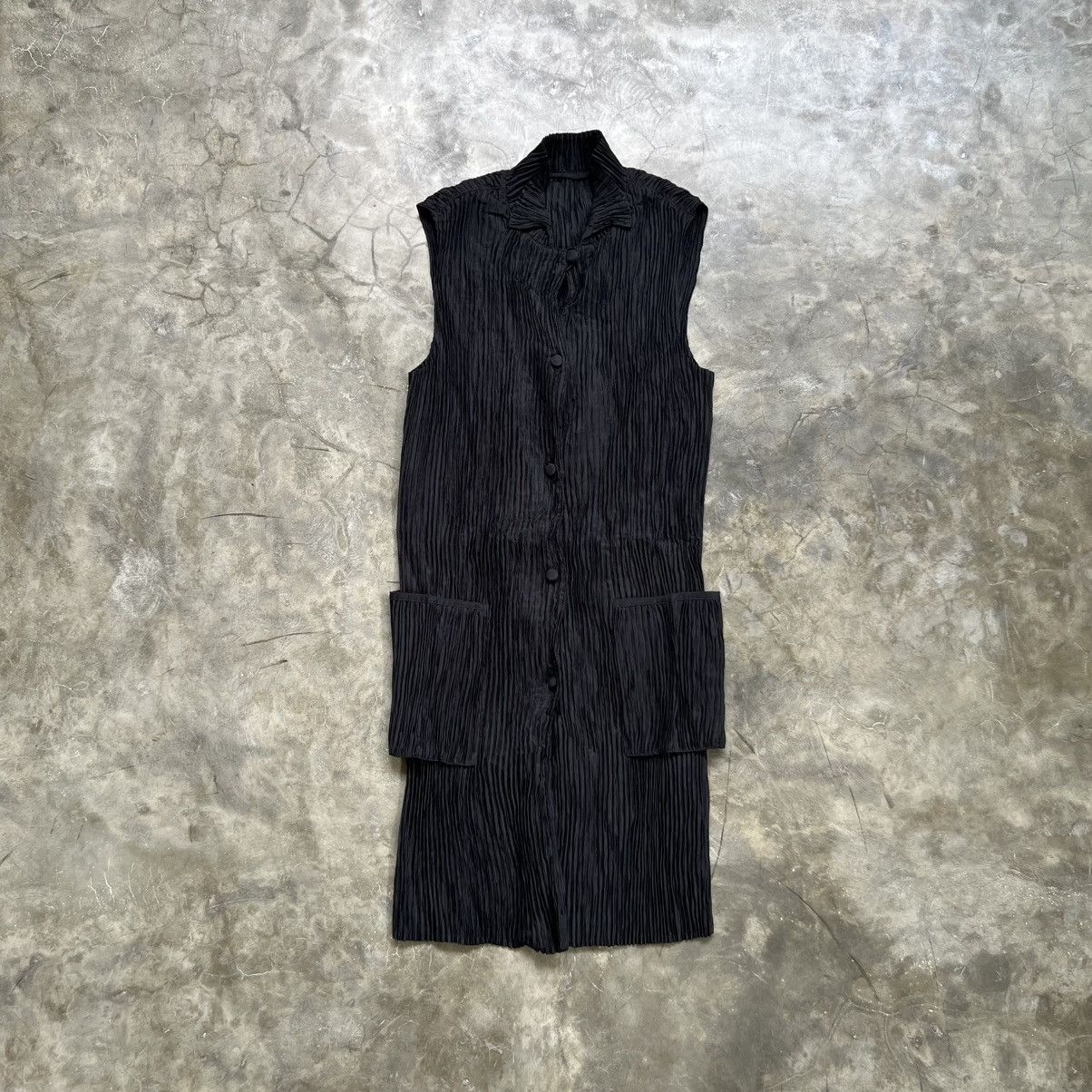 Pleats Please Issey Miyake Free Balance Pleats Please Issey Style Sleeveless Shirt Size ONE SIZE - 1 Thumbnail