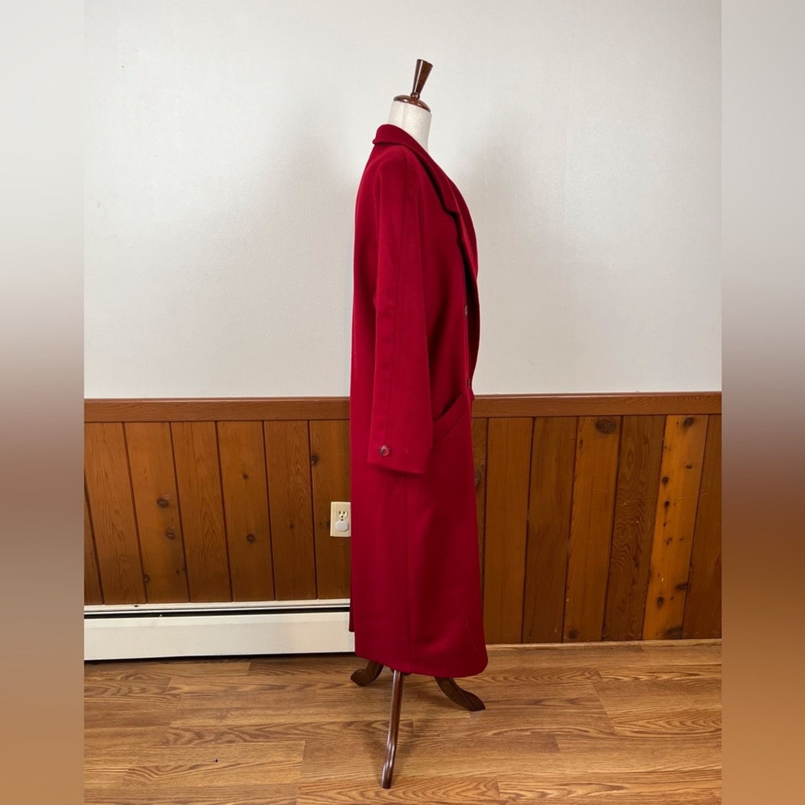 Vintage Gorgeous Vintage 1980s Cassidy Hand Tailored Wool Coat! Size M / US 6-8 / IT 42-44 - 3 Thumbnail