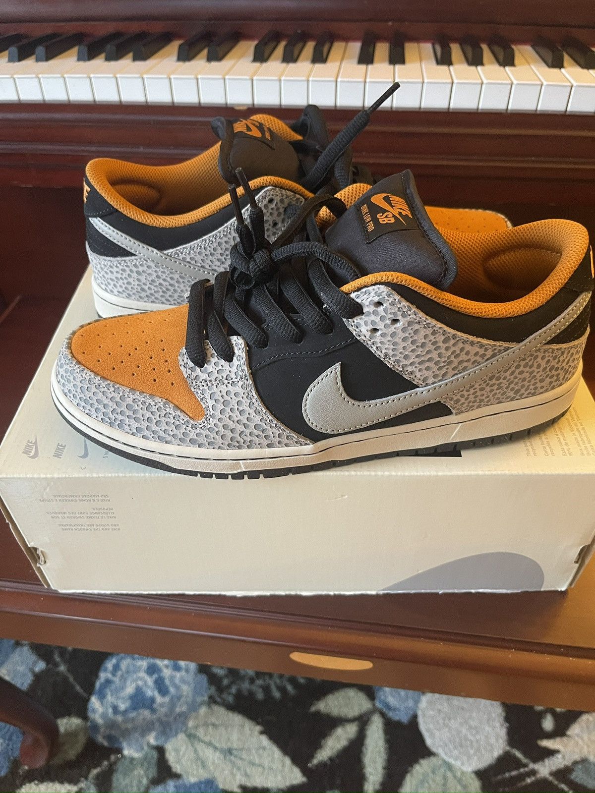 Nike × Other Nike SB Dunk Low “Electric Pack – Cobblestone” F&F Size US 9.5 / EU 42-43 - 4 Thumbnail