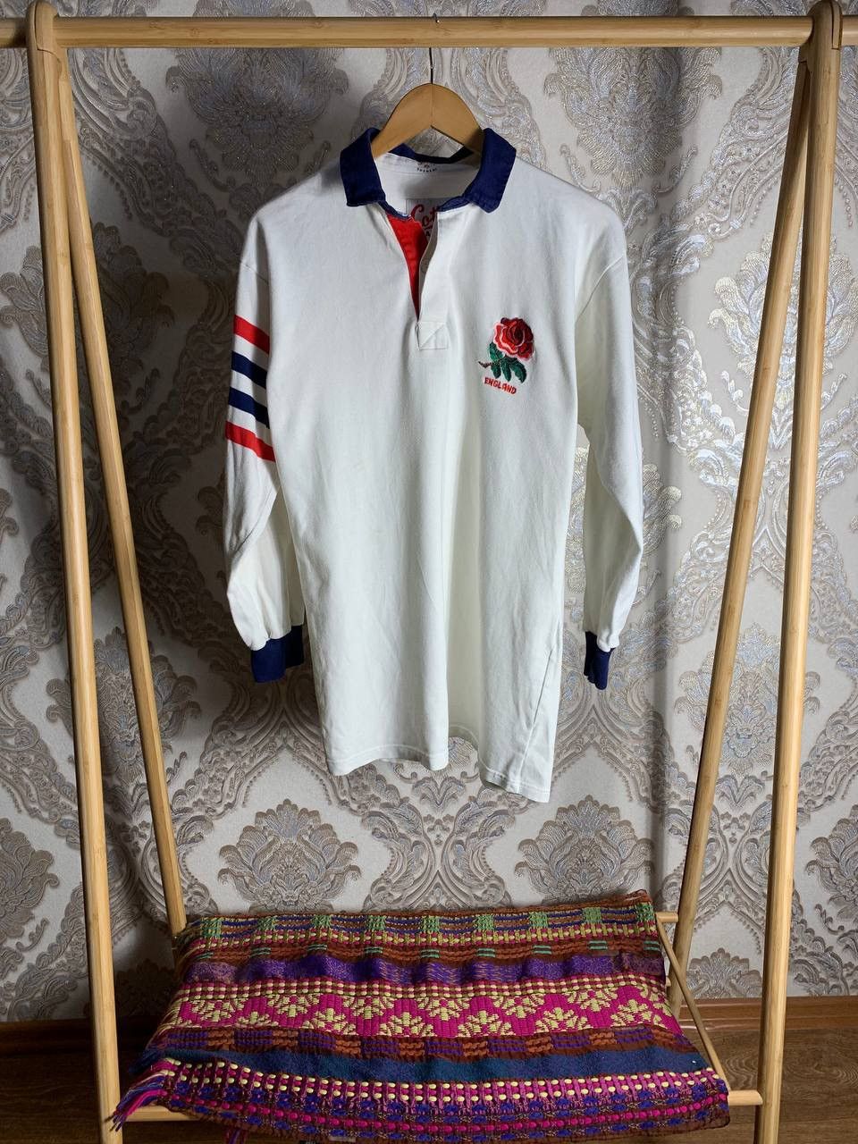 Cotton Traders × Vintage VERY RARE COTTON TRADERS ENGLAND RUGBY JERSEY BLOKECORE 90s Size US M / EU 48-50 / 2 - 1 Thumbnail