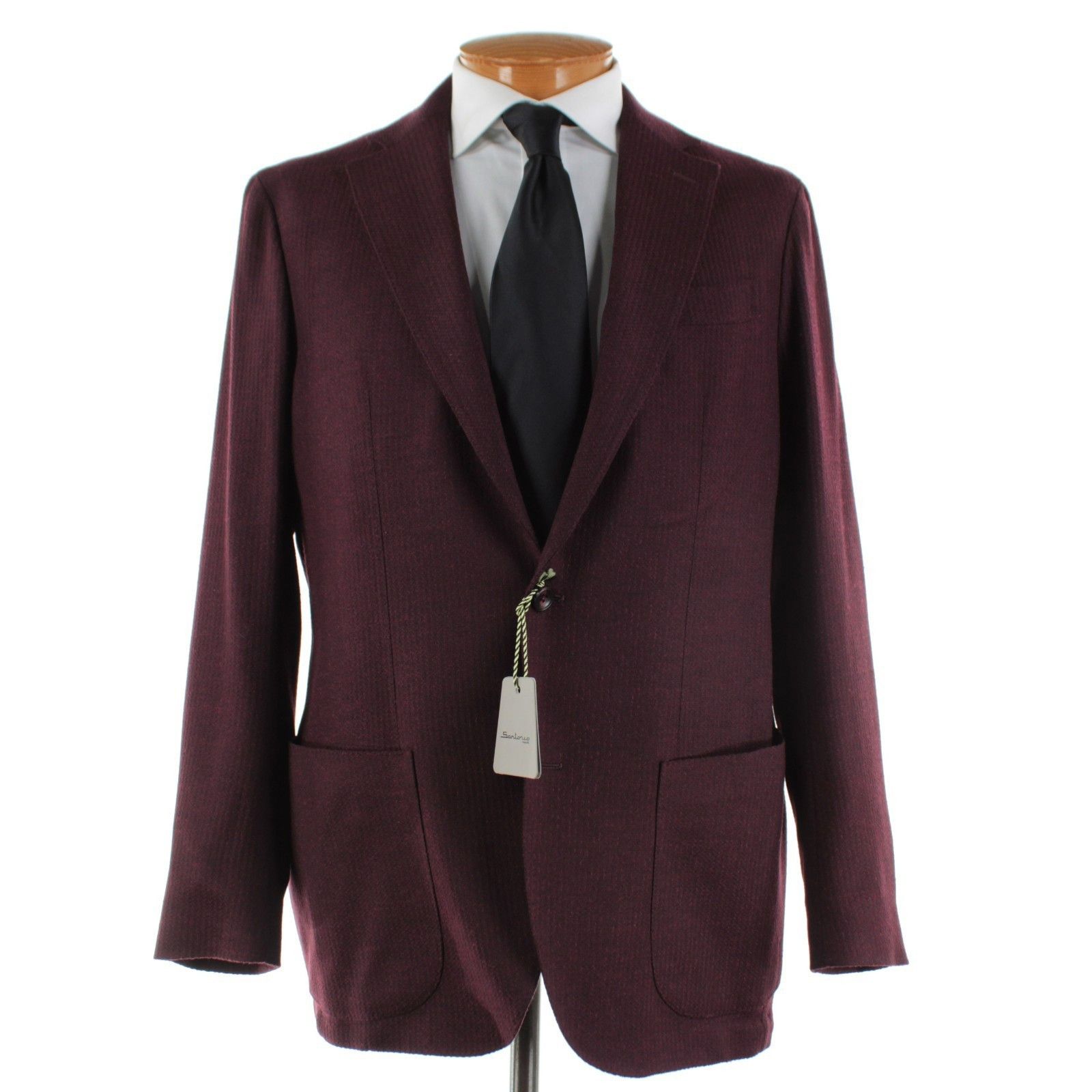 SARTORIO Sartorio Sport Coat Size 44 Regular US in Red Size 44R - 1 Thumbnail