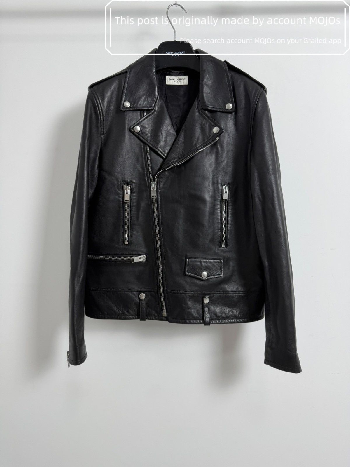 Saint Laurent Paris Saint Laurent L01 Biker Leather jacket FW12 