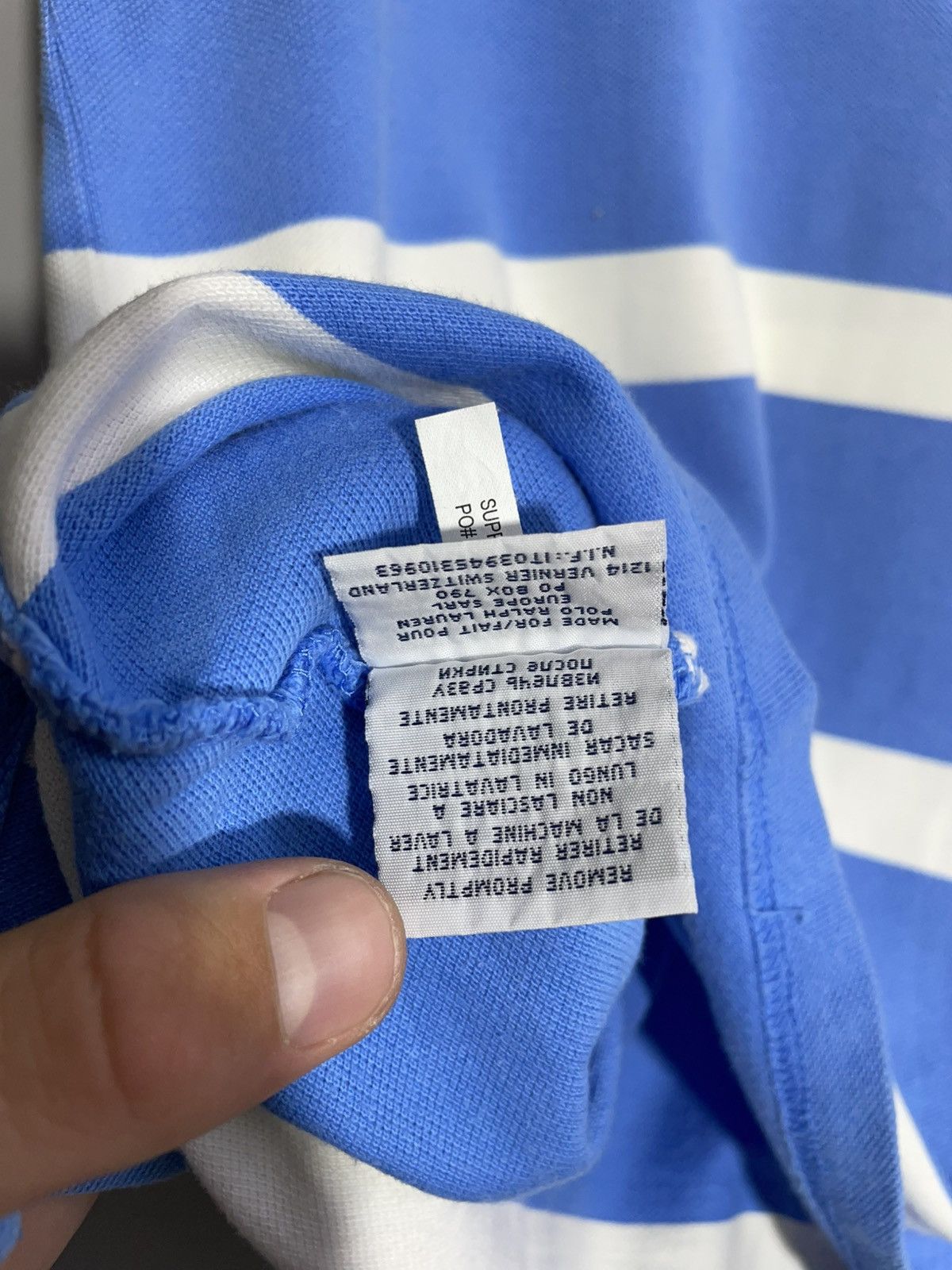 Polo Ralph Lauren Vintage Polo Ralph Lauren Stripped Polo Tshirt size M Size US M / EU 48-50 / 2 - 9 Thumbnail