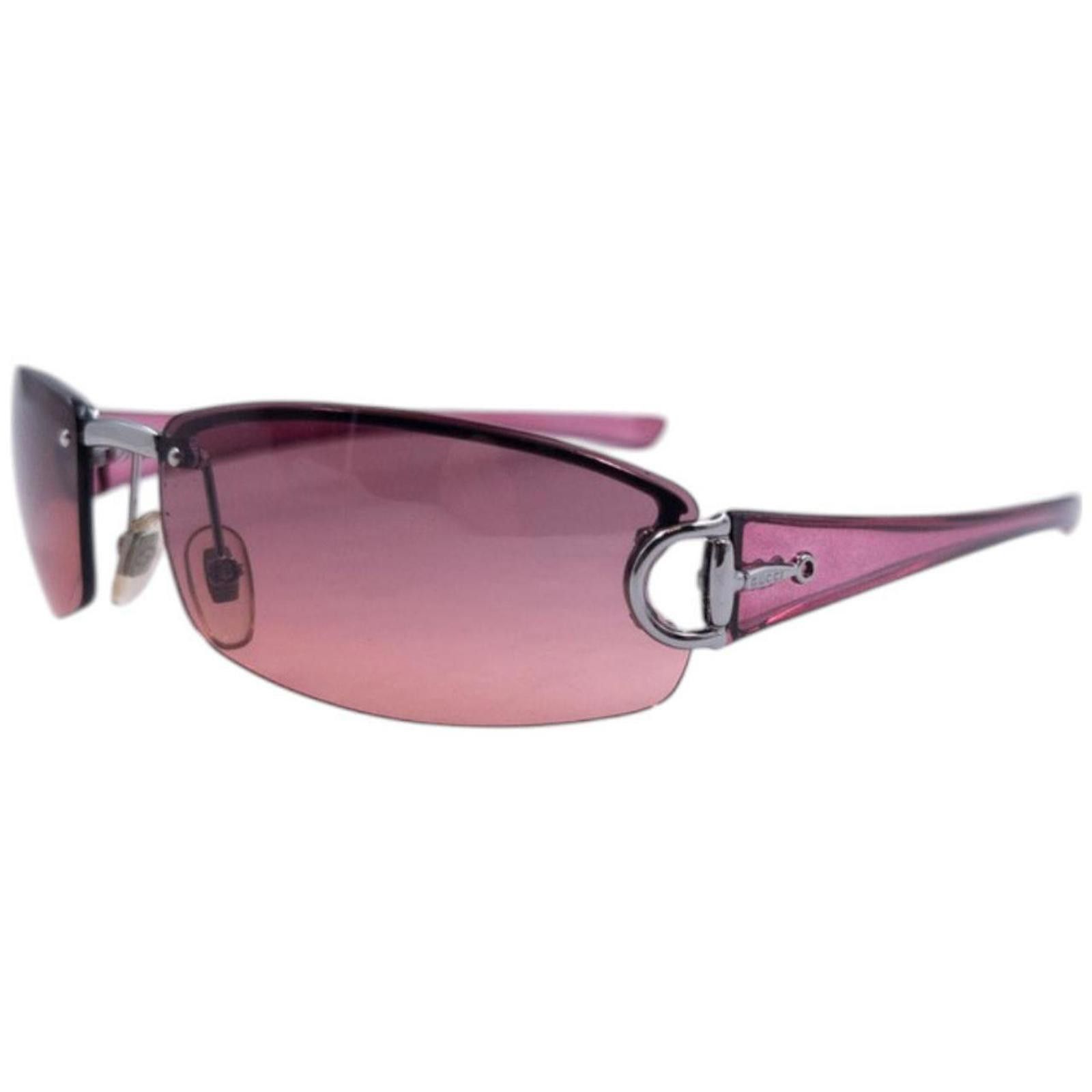 Gucci Vintage Gucci Rimless Horse Bit Sunglasses Size ONE SIZE - 1 Thumbnail
