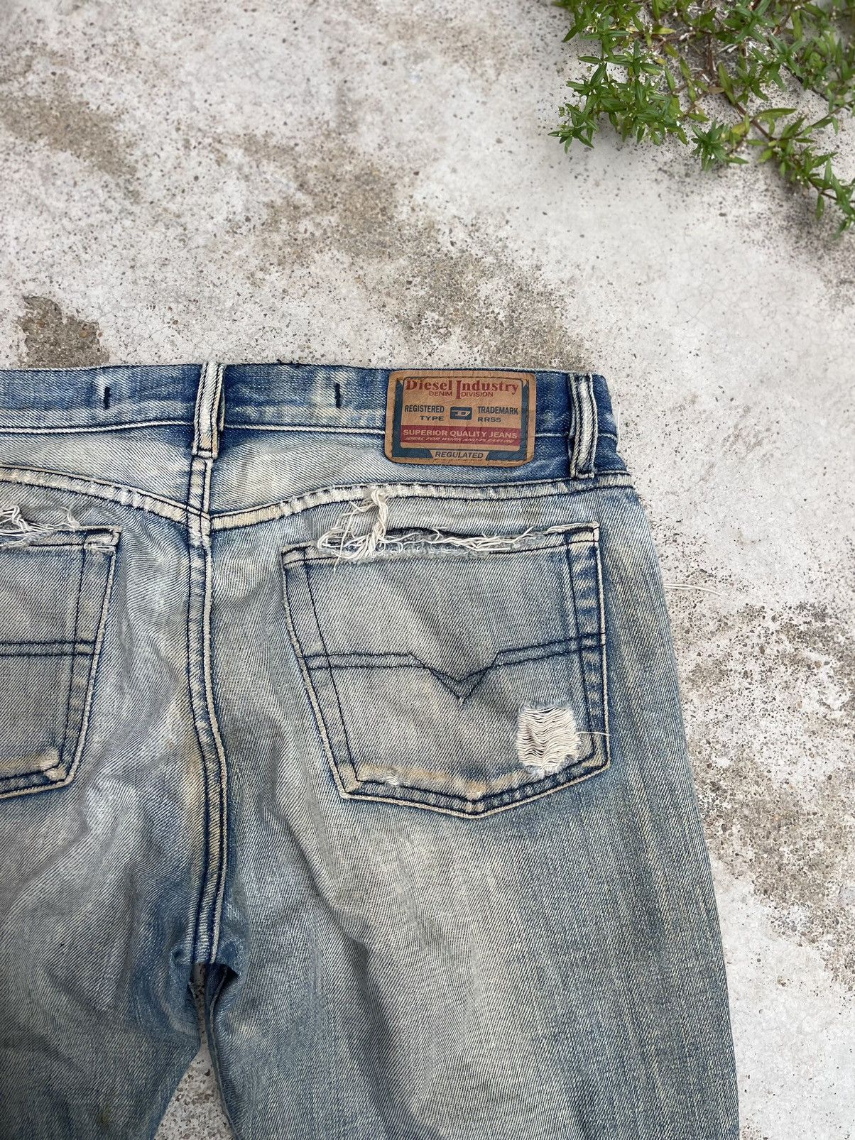 Diesel Vintage Diesel Industry RR55 Selvedge Denim Jeans Size US 30 / EU 46 - 10 Thumbnail