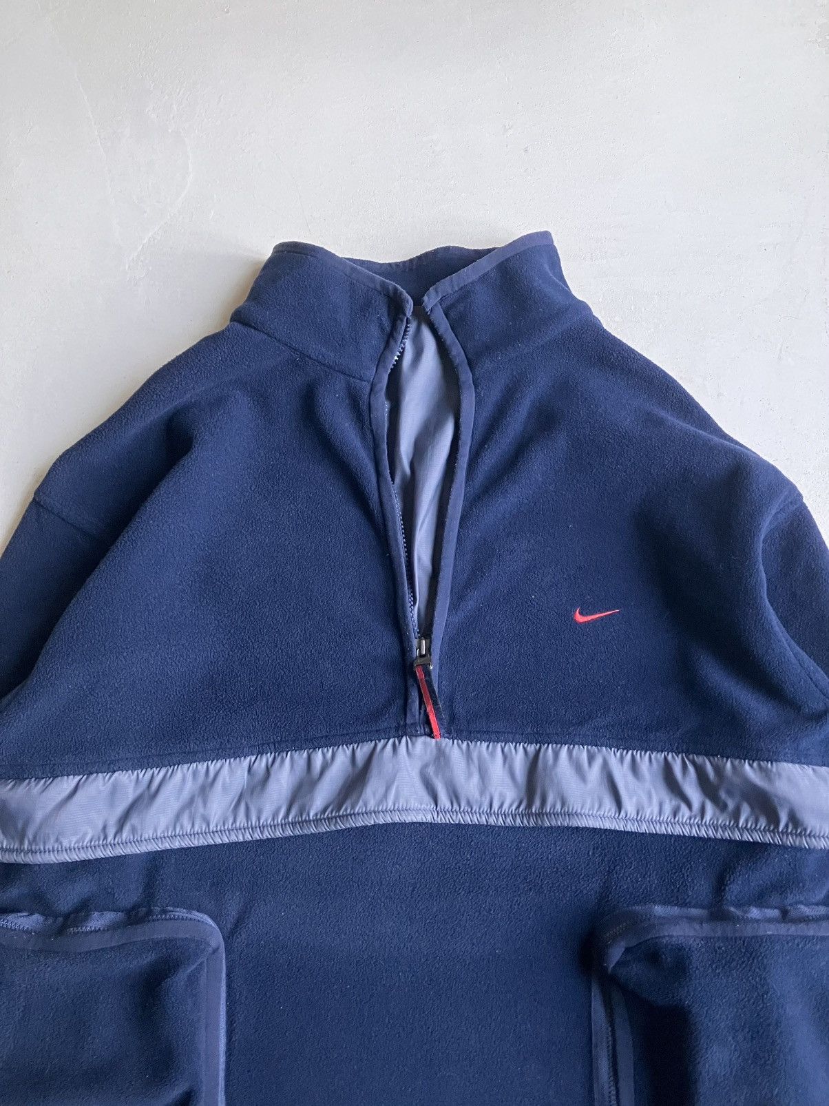 Nike Vintage 2000s Nike 3D Pocket Utility MP3 Zip Fleece Jacket Size US XL / EU 56 / 4 - 7 Thumbnail
