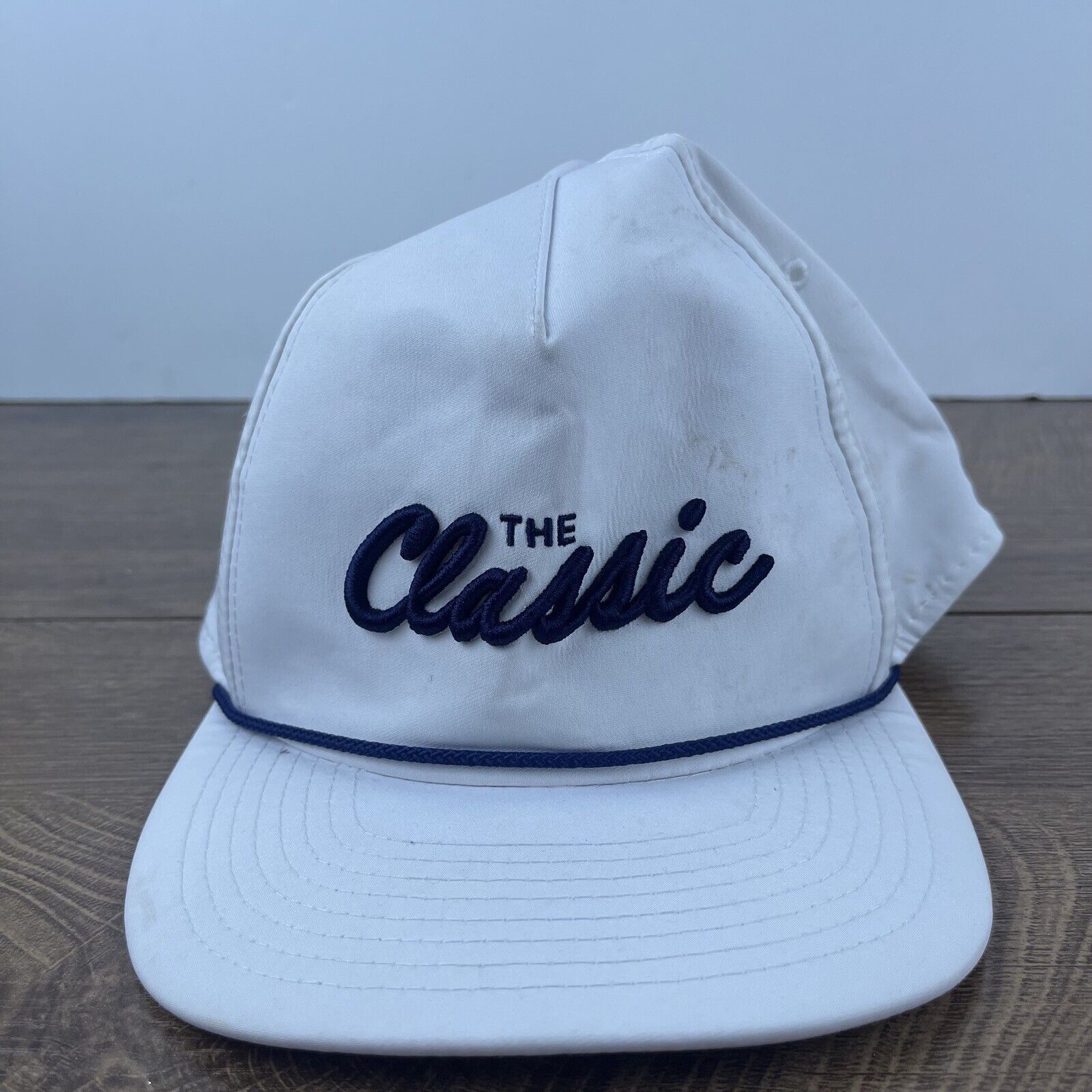 Other The Classic Hat Classic Snapback Hat White Adjustable Hat Ad Size ONE SIZE - 3 Thumbnail