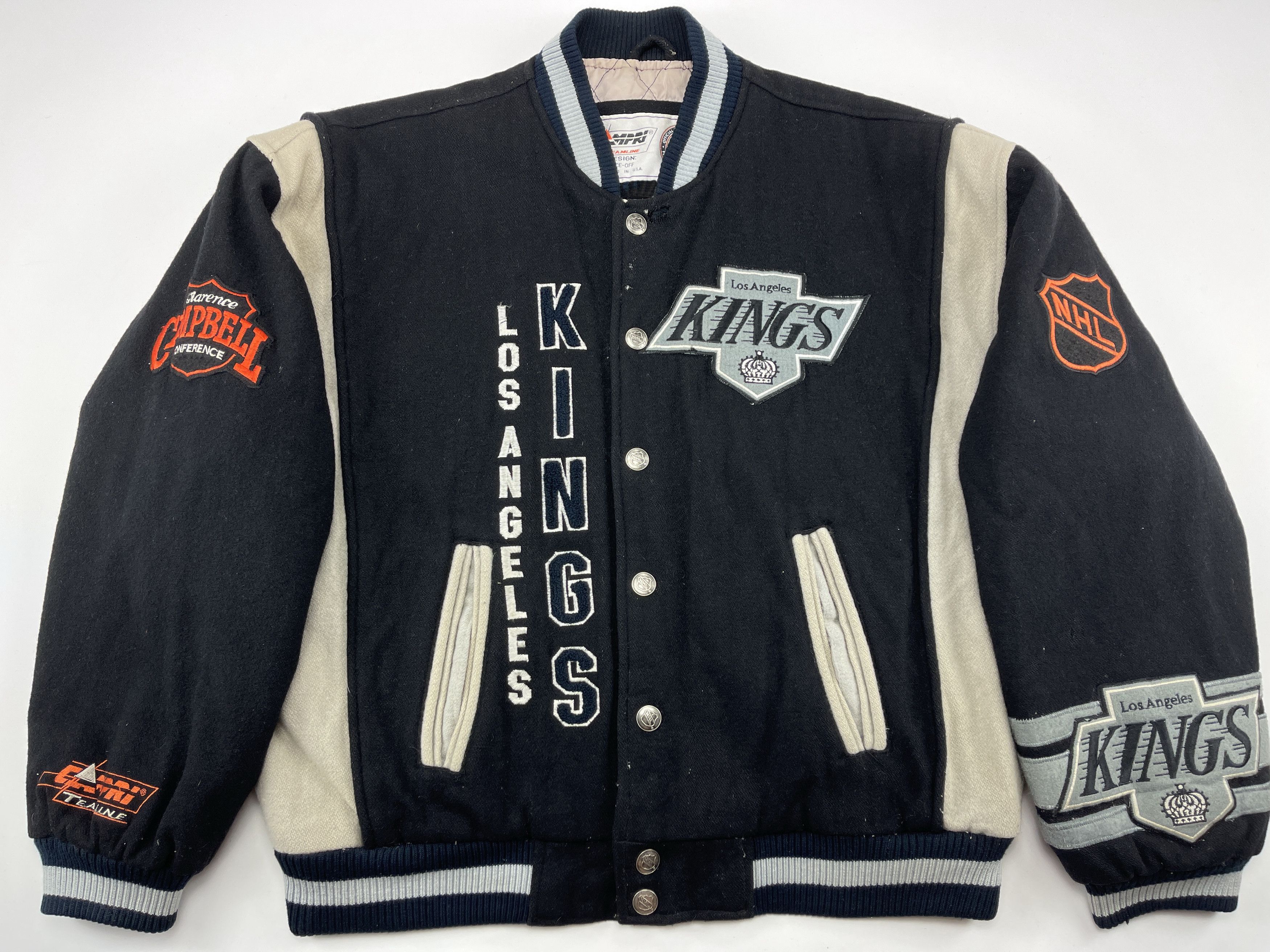 NHL NHL Los Angeles Kings jacket, Campri Teamline, vintage 90s L Size US L / EU 52-54 / 3 - 2 Thumbnail