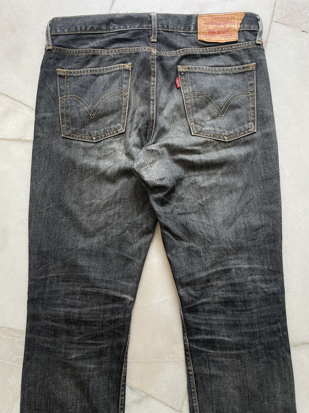 Levi's Vintage Levis 607 Flare Jeans Size US 32 / EU 48 - 4 Thumbnail