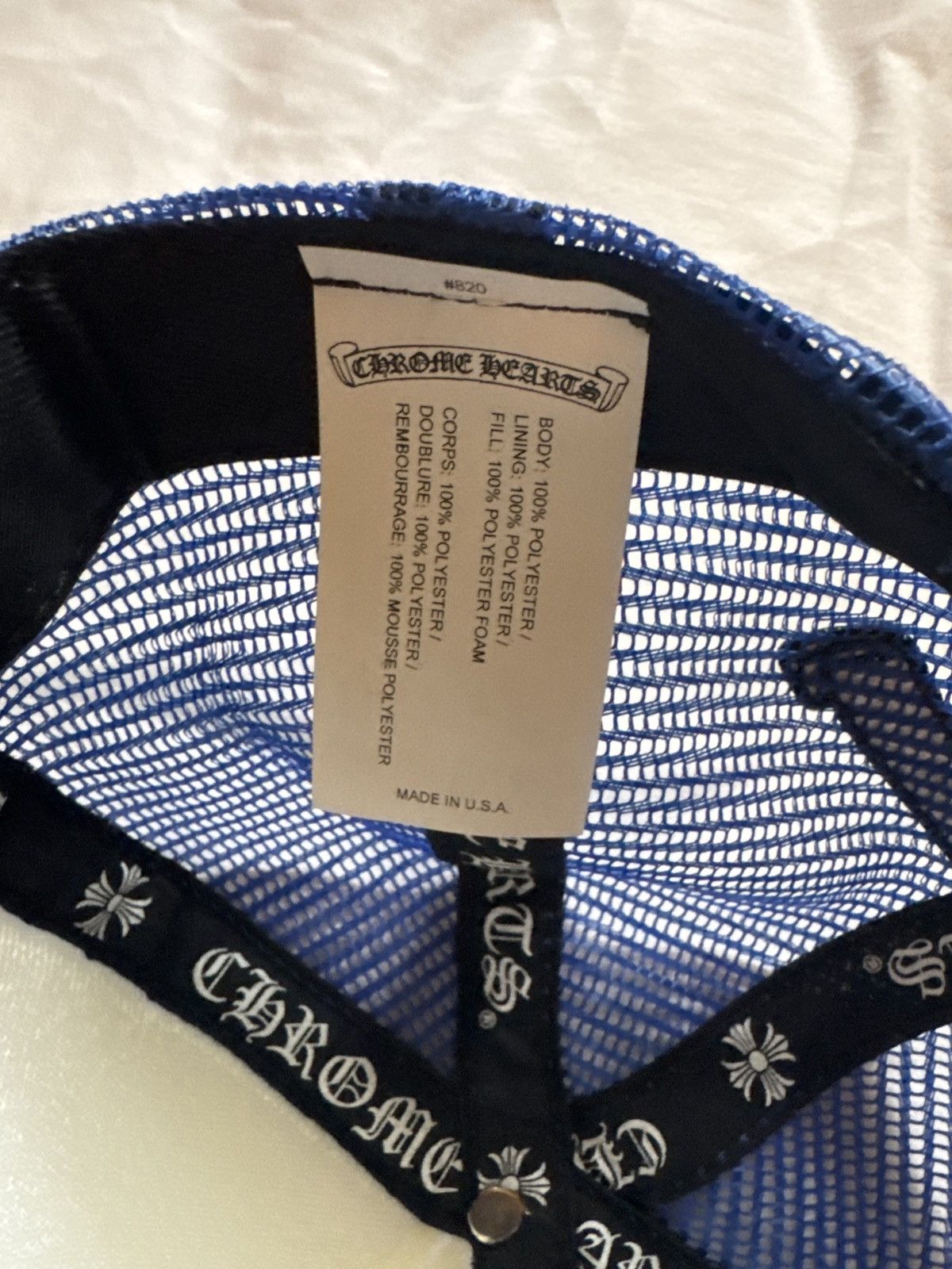 Chrome Hearts Chrome Hearts Trucker Hat Size ONE SIZE - 4 Thumbnail