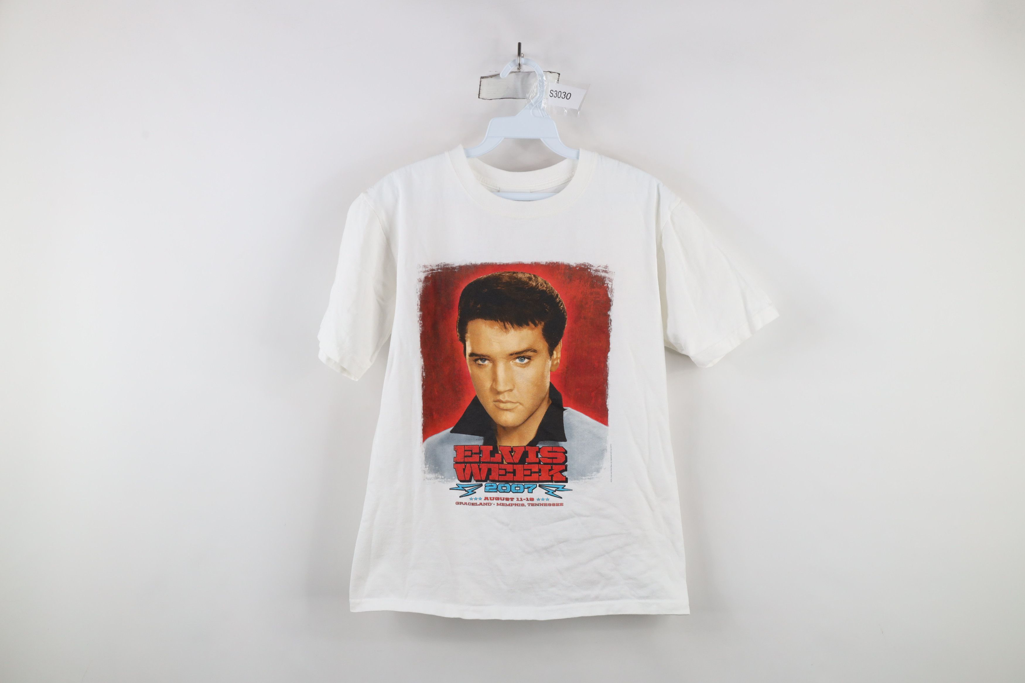 Vintage Vintage Y2K 2007 Elvis Elvis Presley Short Sleeve T-Shirt Size US S / EU 44-46 / 1 - 1 Thumbnail