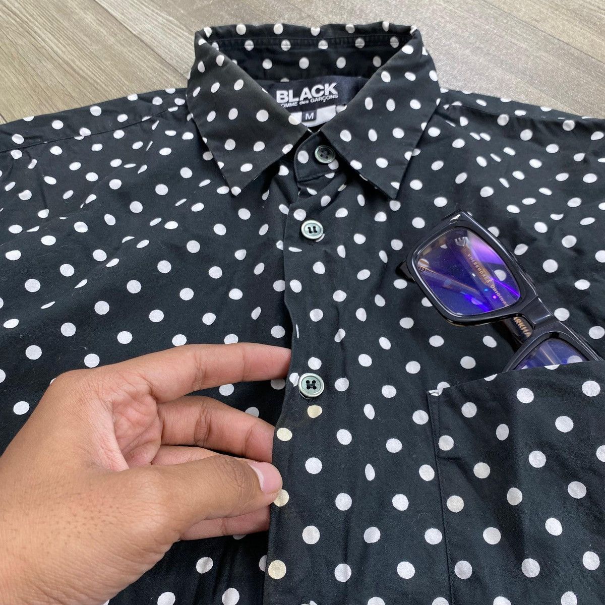 Comme des Garcons Vintage Comme Des Garçons CDG Iconic Logo Striped Longsleeve Size US M / EU 48-50 / 2 - 5 Thumbnail