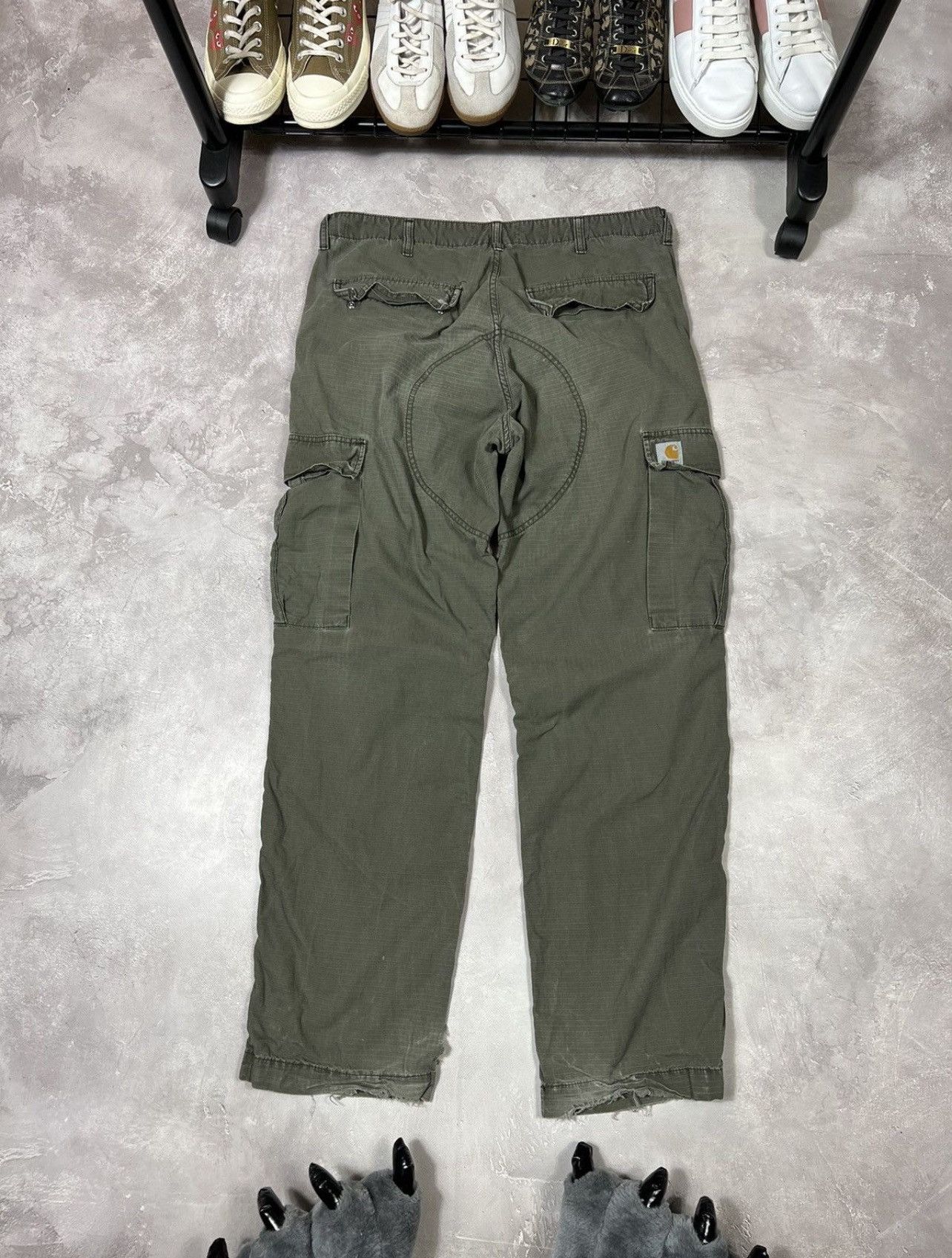 Vintage Carhartt Distressed Cargo Pants