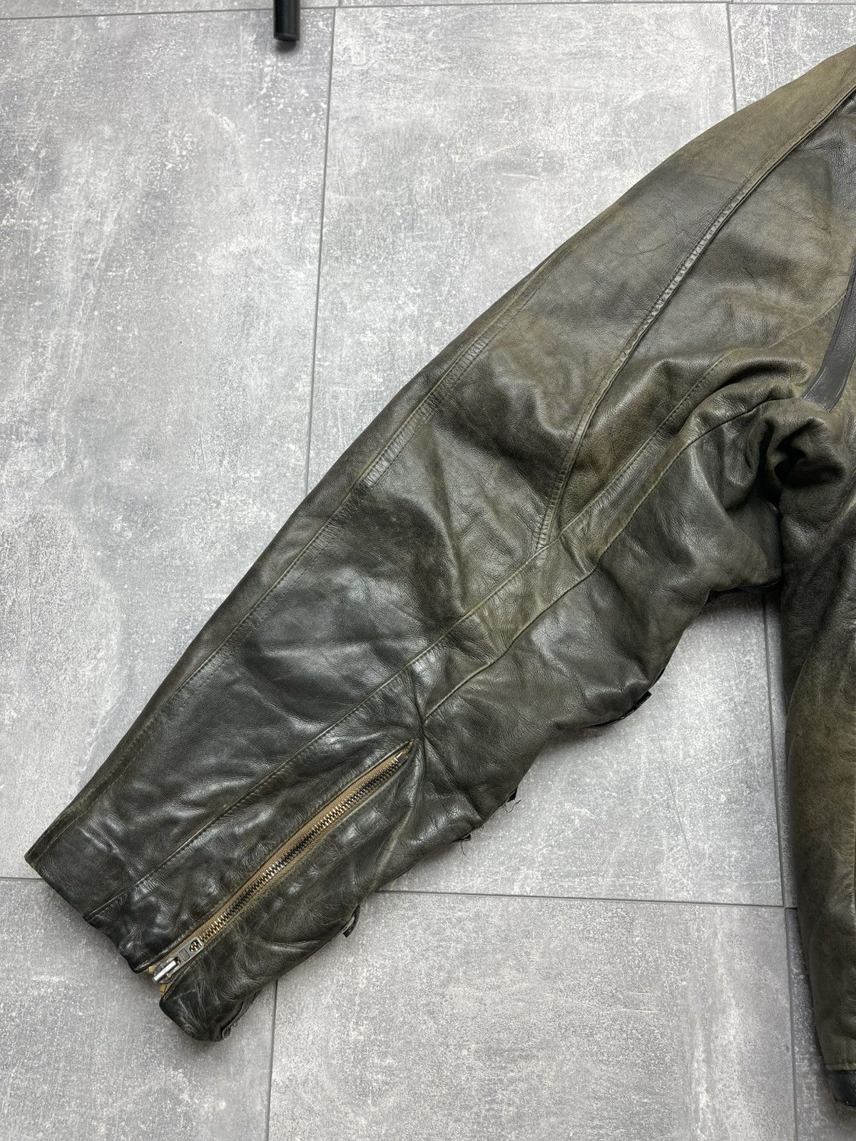 Marithe + Francois Girbaud VTG 80s Girbaud MFG France Limited Edition Leather Jacket Size US XL / EU 56 / 4 - 23 Thumbnail