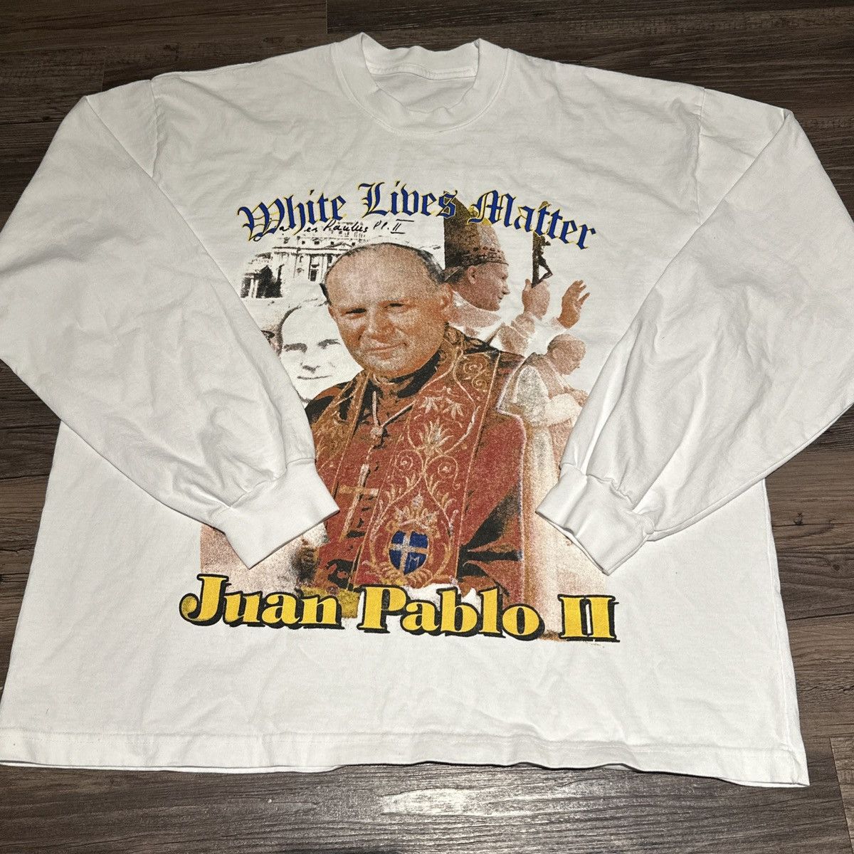 Yzy white lives matter Tシャツ　サイズ1 Yzy white lives matter Tシャツ サイズ1