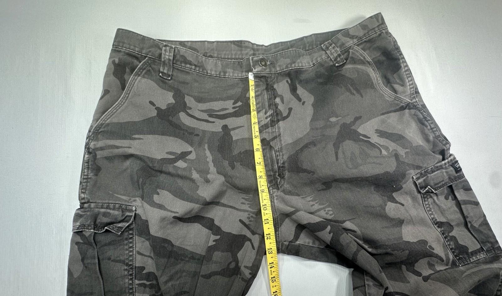 Wrangler Wrangler 100% Cotton Camouflage Cargo Pants Green Mens 42/30 Size US 42 / EU 58 - 4 Thumbnail