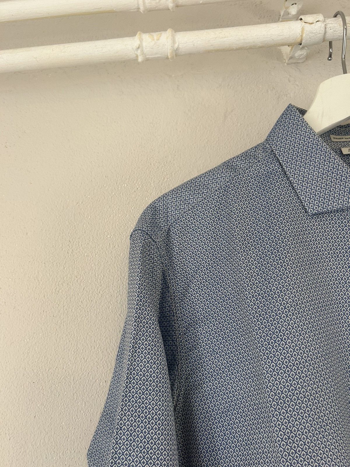 Dries Van Noten Blue Button-Up Shirt Size US M / EU 48-50 / 2 - 4 Thumbnail