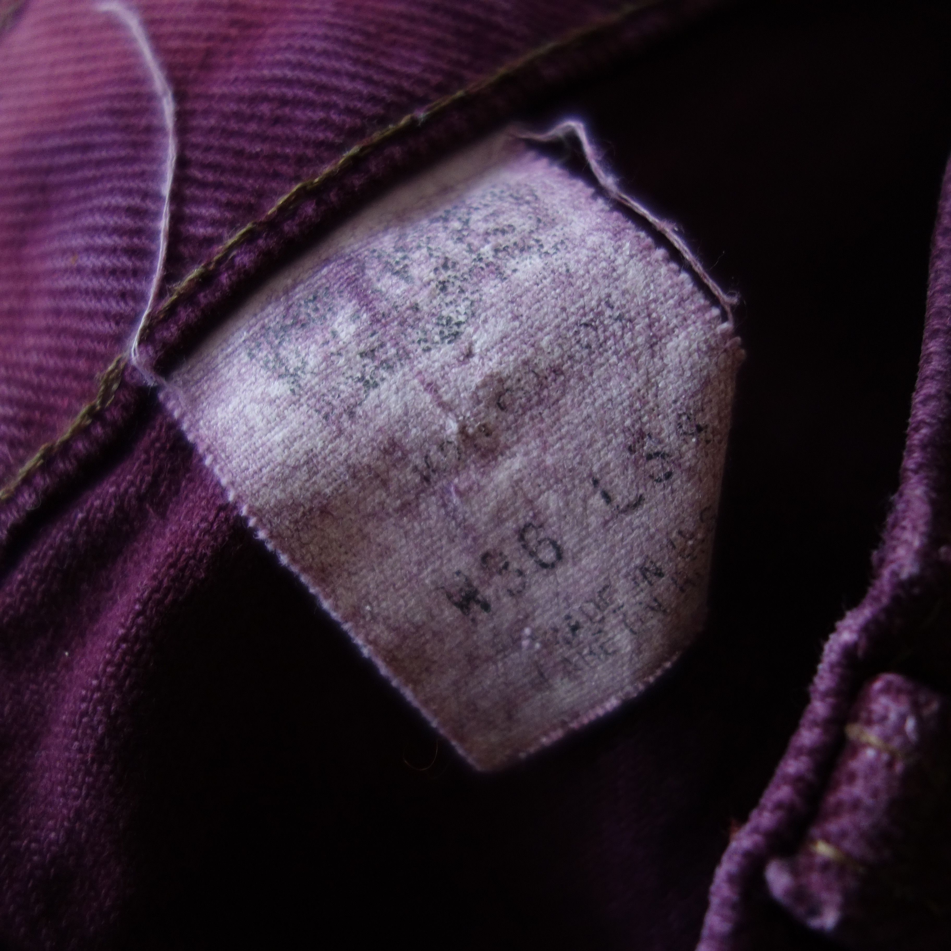 Levi's × Levi's Vintage Clothing × Vintage vintage 90s LEVI's 554 usa made Burgundy Over-dyed Jeans Size US 35 - 6 Thumbnail