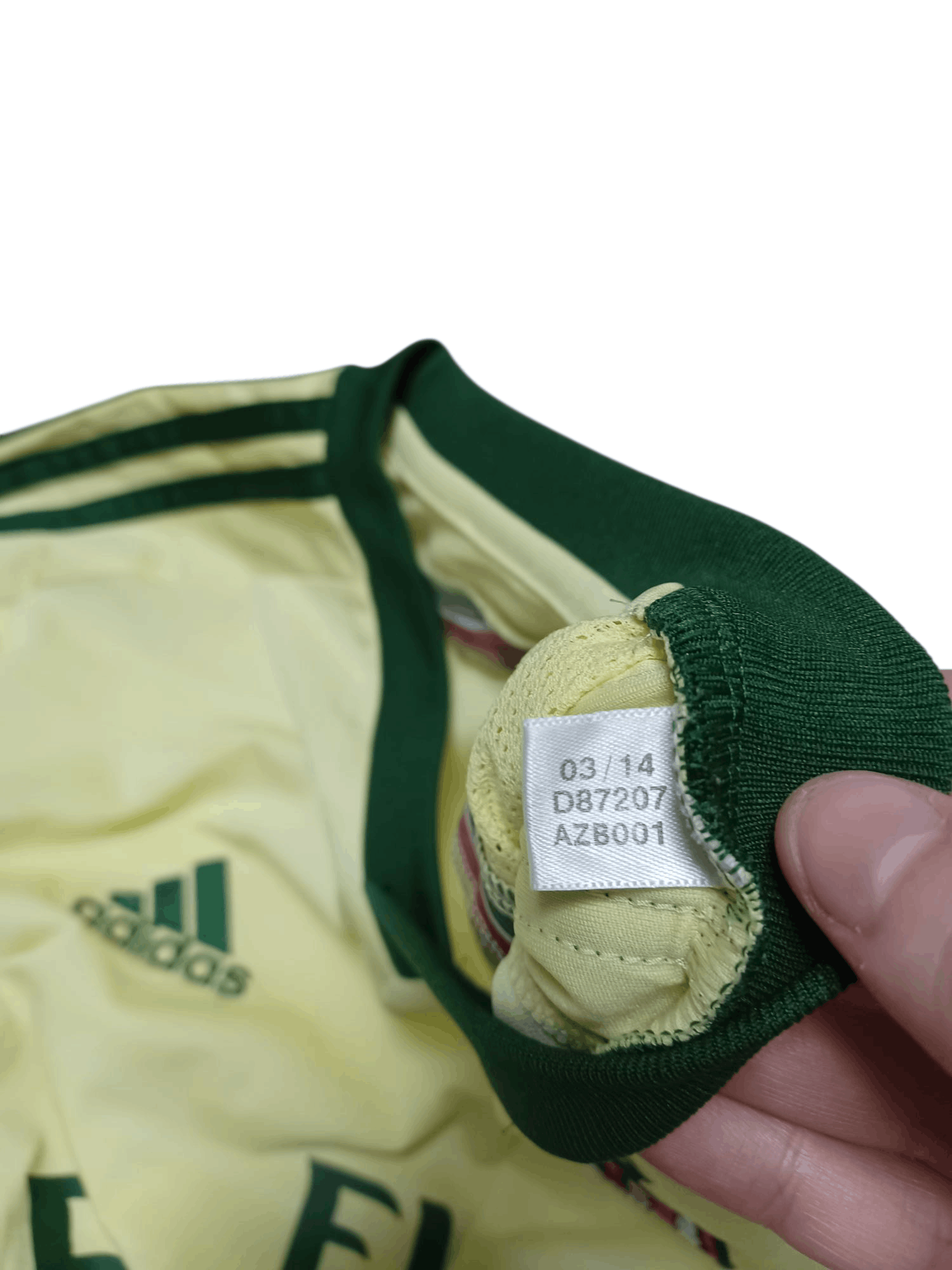 Adidas MILAN ADIDAS 2014/2015 VINTAGE 3RD KIT SOCCER JERSEY Size US L / EU 52-54 / 3 - 9 Thumbnail
