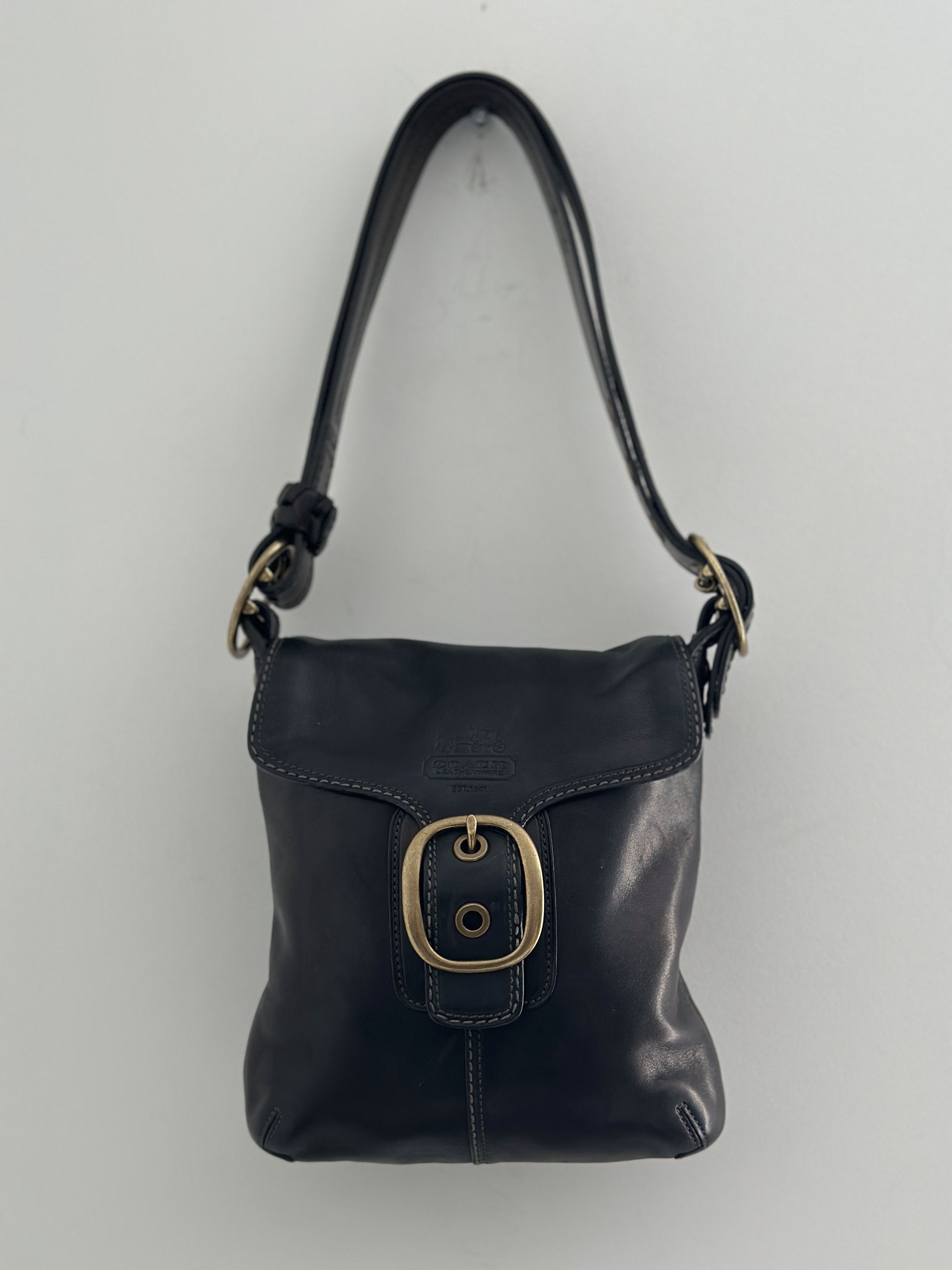 Coach COACH BLACK LEATHER FRONT BUCKLE Size ONE SIZE - 12 Thumbnail