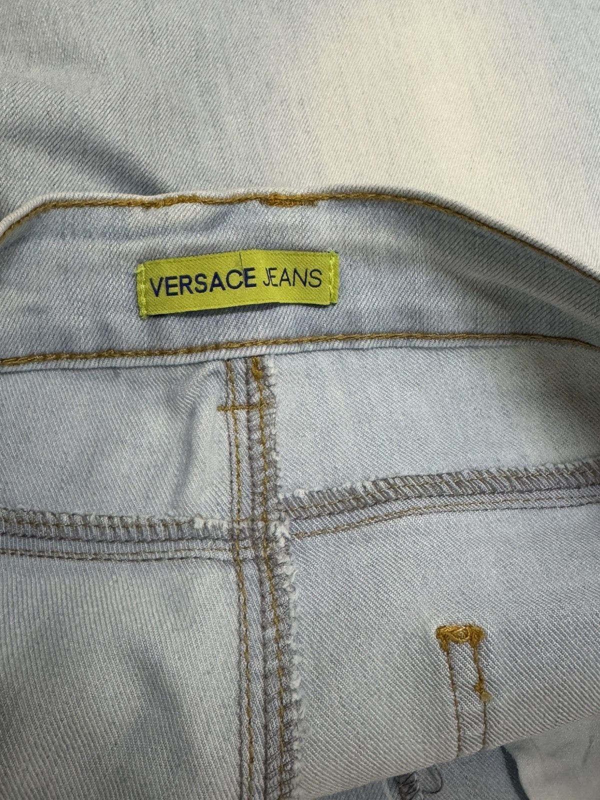 Versace Versace Jeans Denim Straight Fit Y2K Logo Avant Garde Size US 32 / EU 48 - 6 Thumbnail